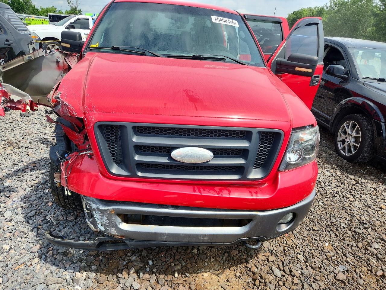 2007 Ford F150 Supercrew Red vin: 1FTPW14V87FA39161