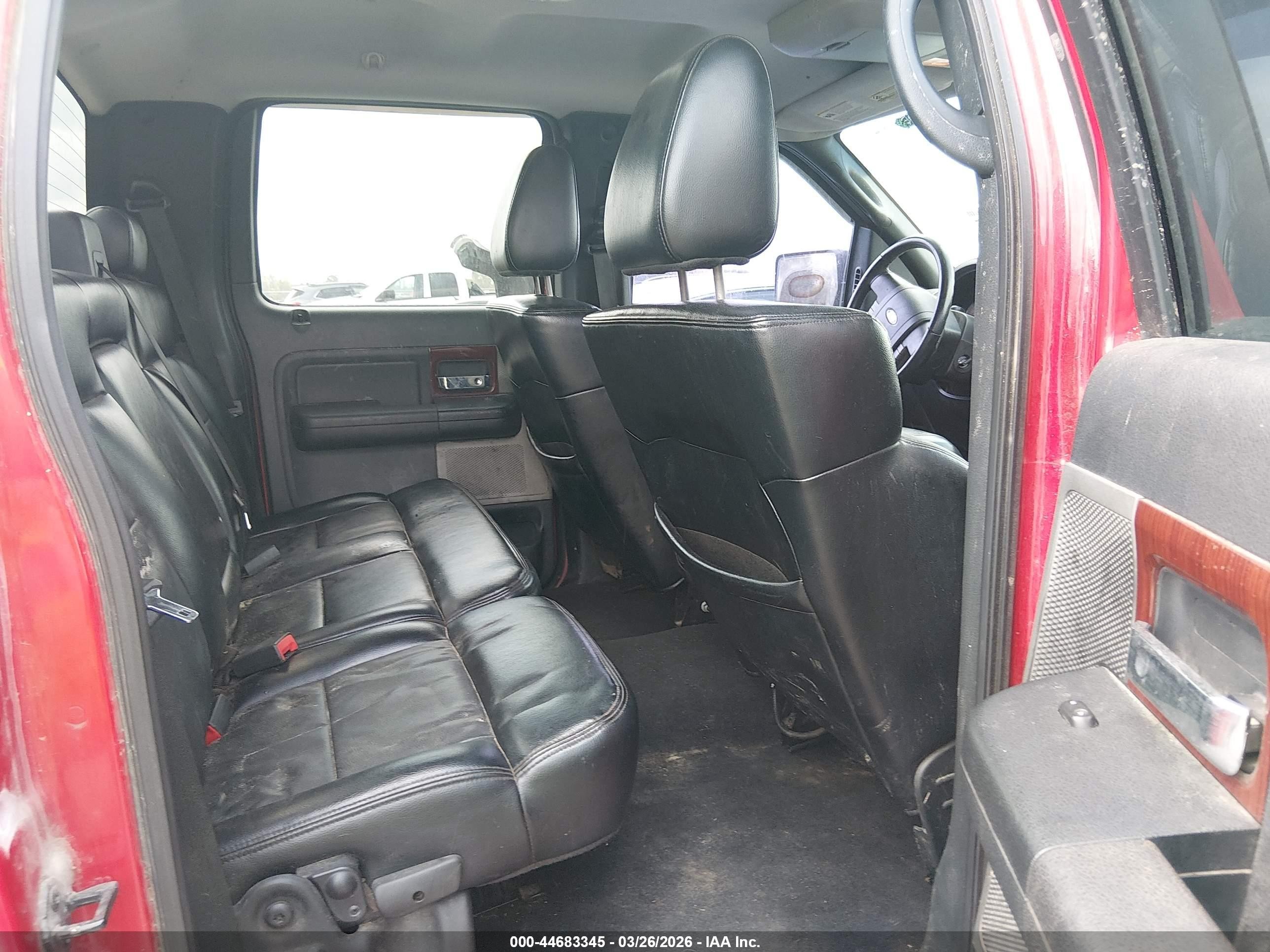 2007 Ford F-150 Fx4/lariat/xlt Burgundy vin: 1FTPW14V87FA48880