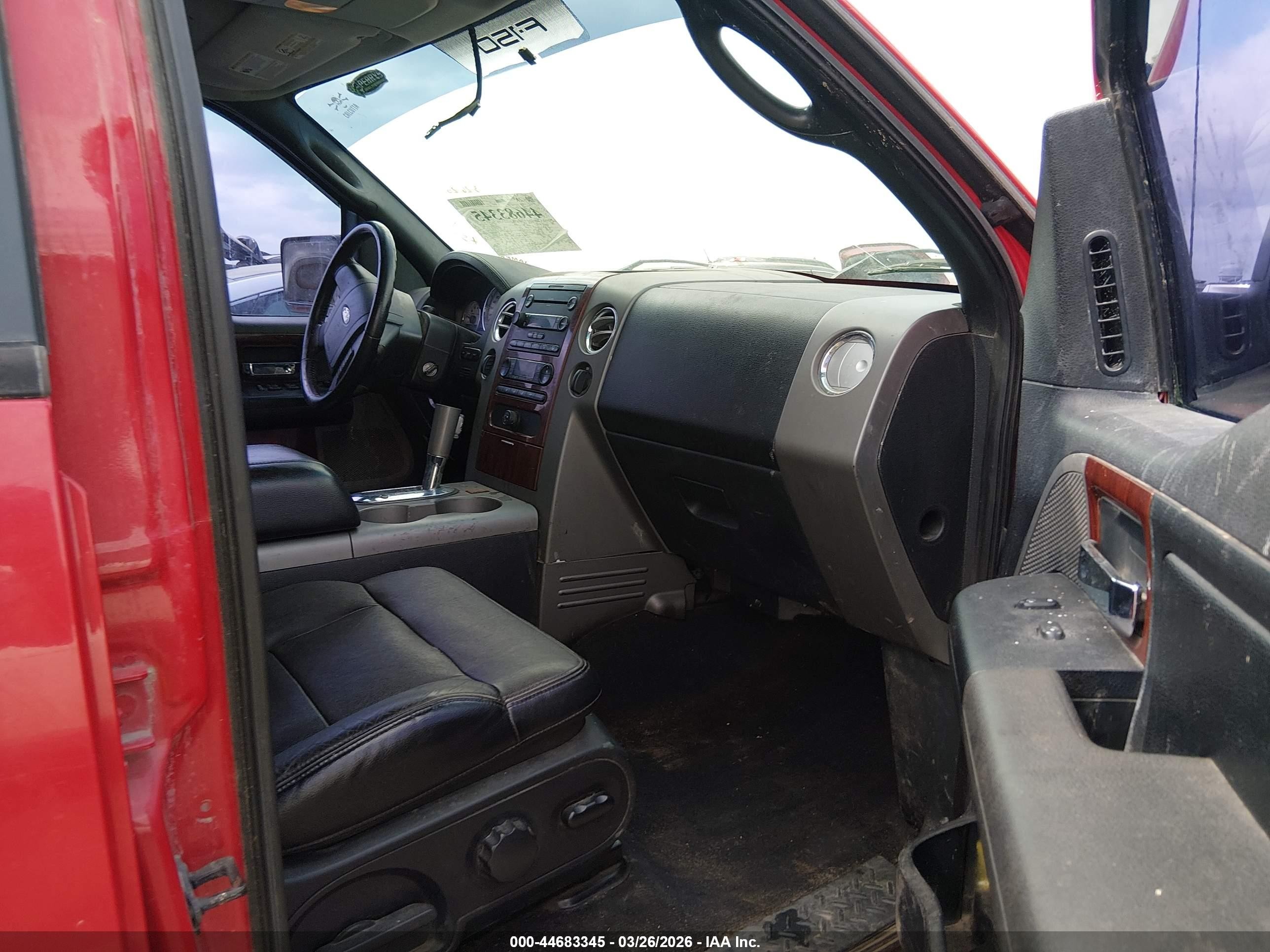 2007 Ford F-150 Fx4/lariat/xlt Burgundy vin: 1FTPW14V87FA48880