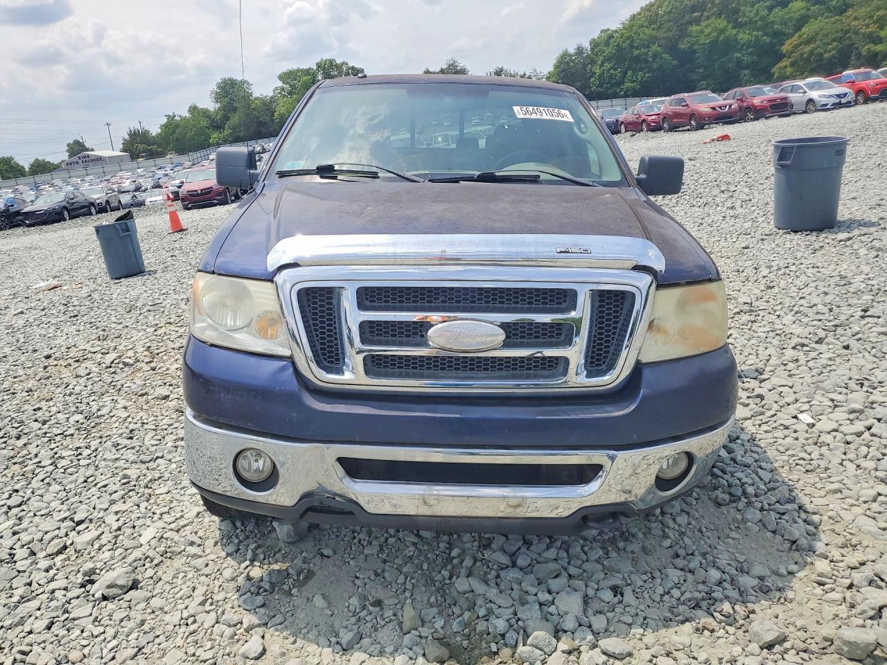 2007 Ford F150 Blue vin: 1FTPW14V87FA85055