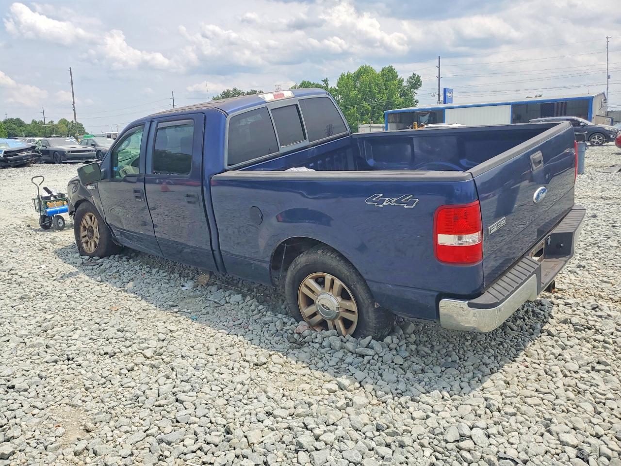 2007 Ford F150 Blue vin: 1FTPW14V87FA85055
