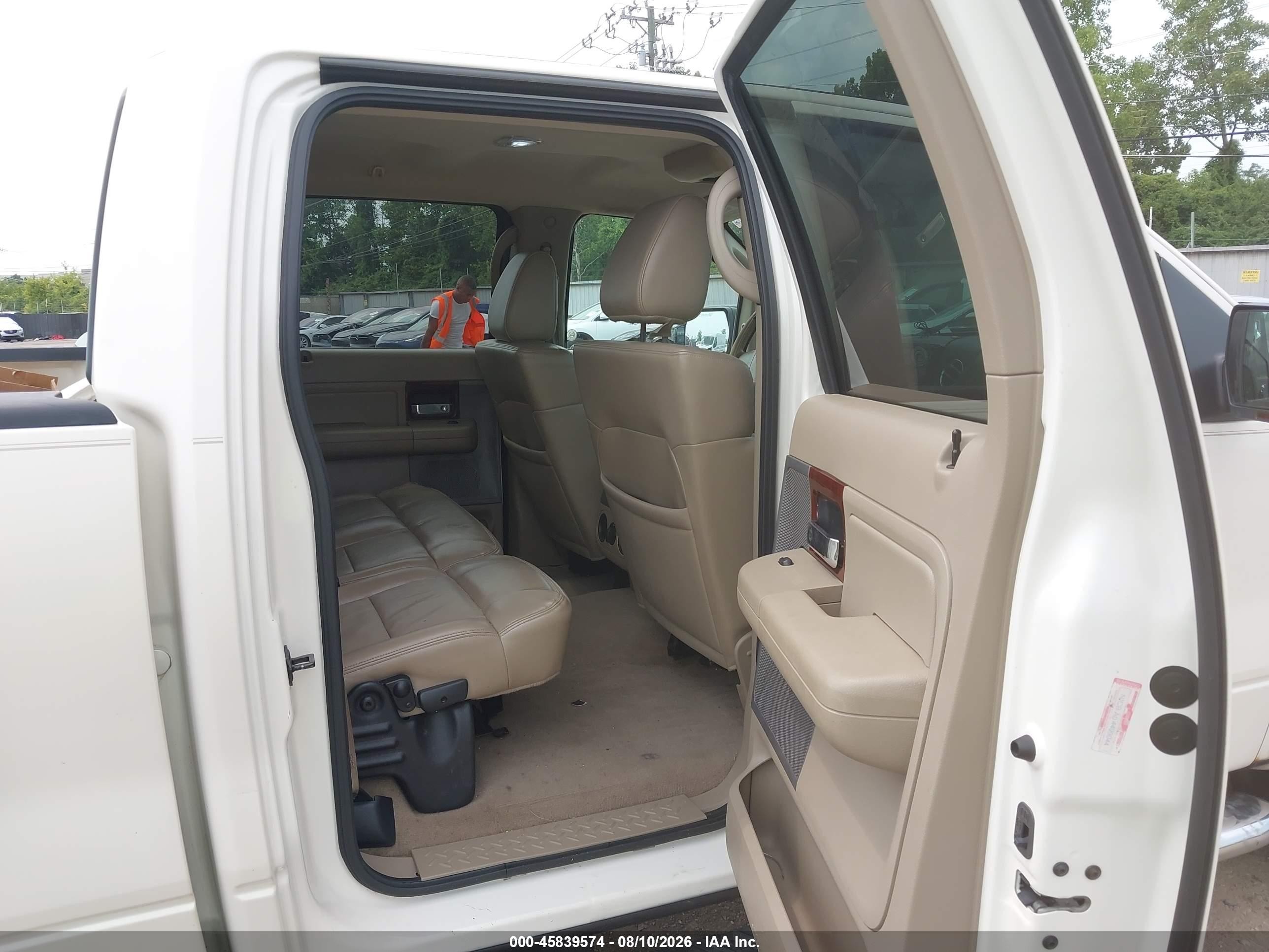 2007 Ford F-150 Fx4/lariat/xlt White vin: 1FTPW14V87FA99246