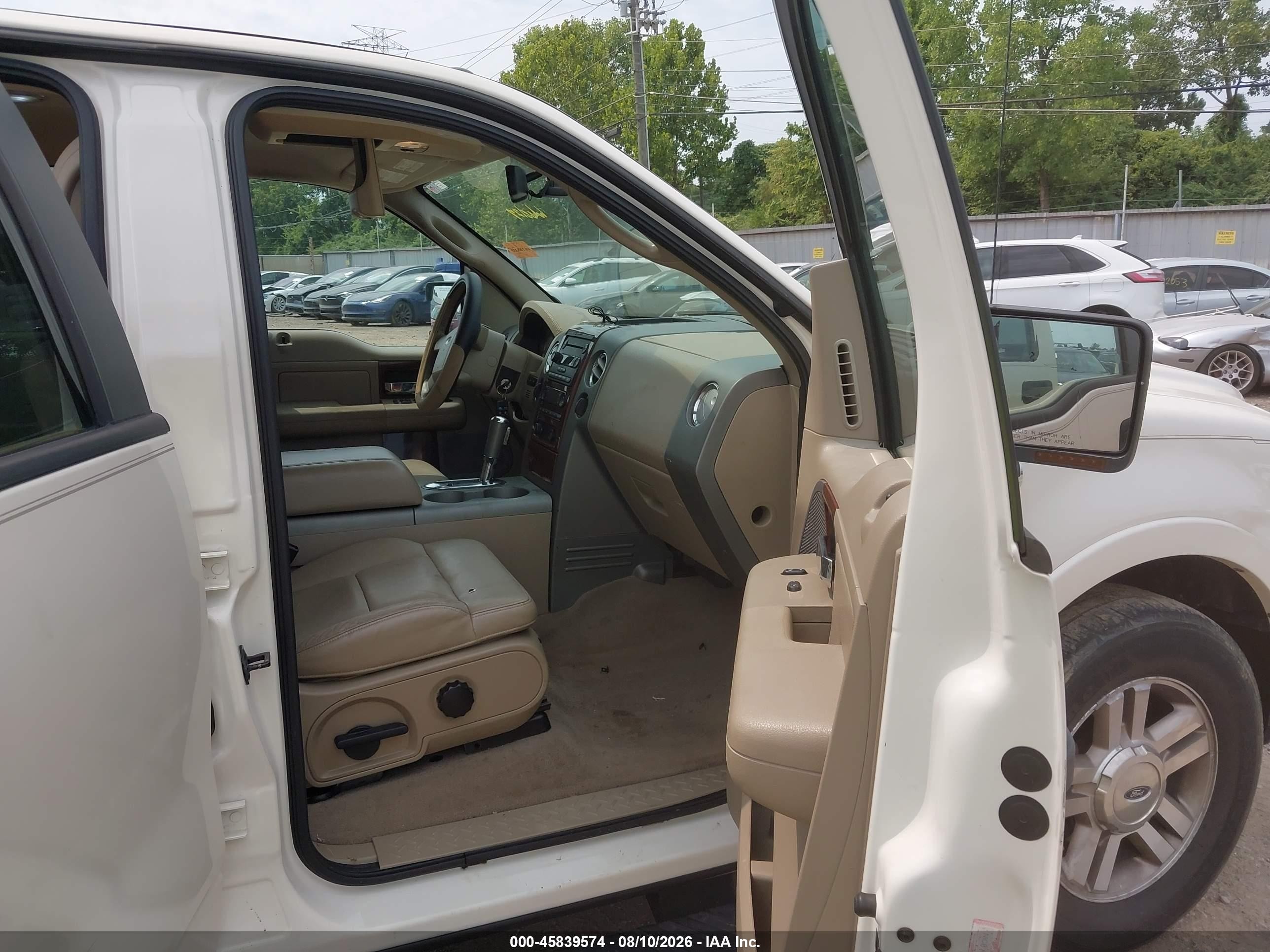 2007 Ford F-150 Fx4/lariat/xlt White vin: 1FTPW14V87FA99246
