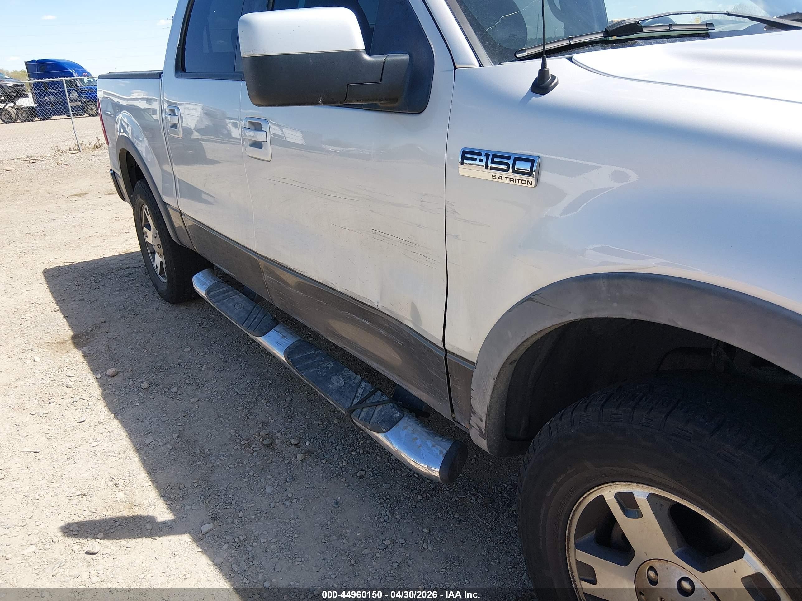 2007 Ford F-150 Fx4/lariat/xlt Silver vin: 1FTPW14V87FB63379