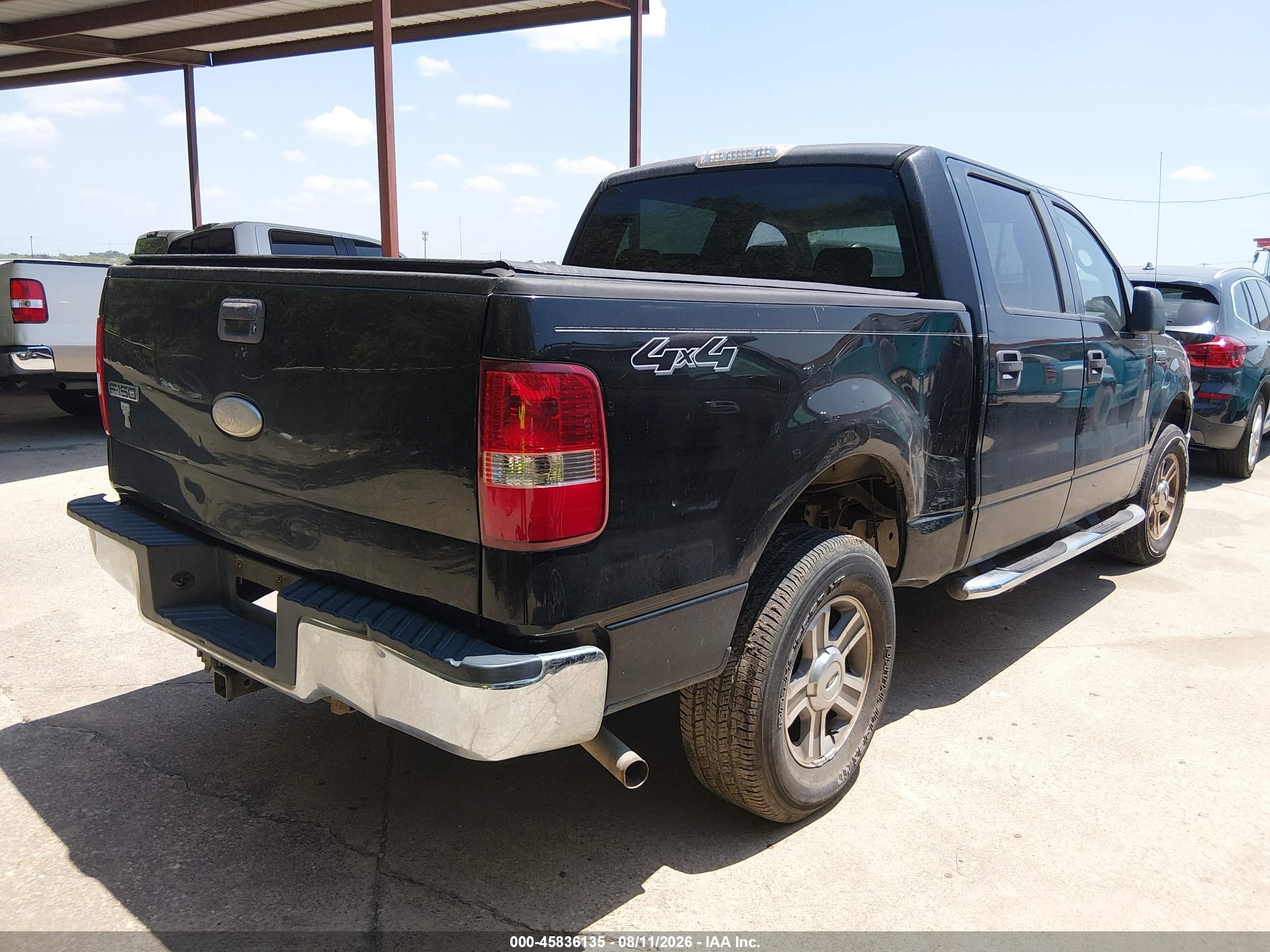 2007 Ford F-150 Fx4/lariat/xlt Black vin: 1FTPW14V87FB80392