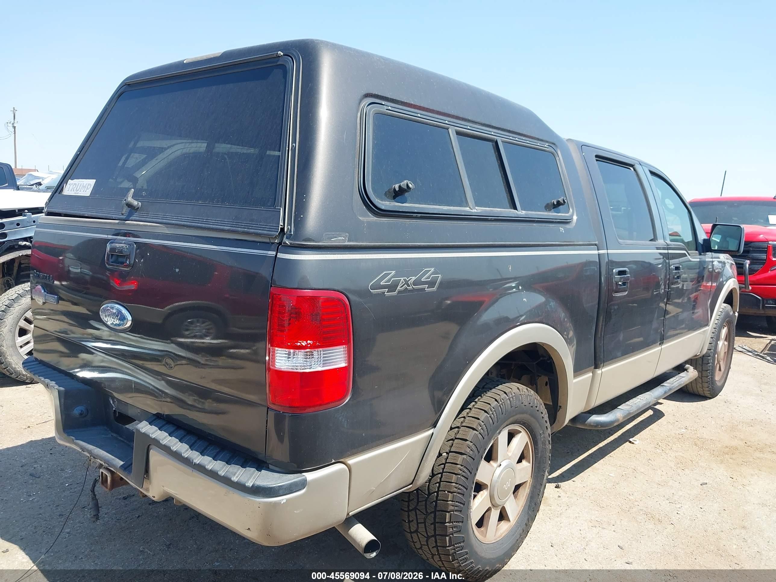2007 Ford F-150 Fx4/lariat/xlt Brown vin: 1FTPW14V87KC14483