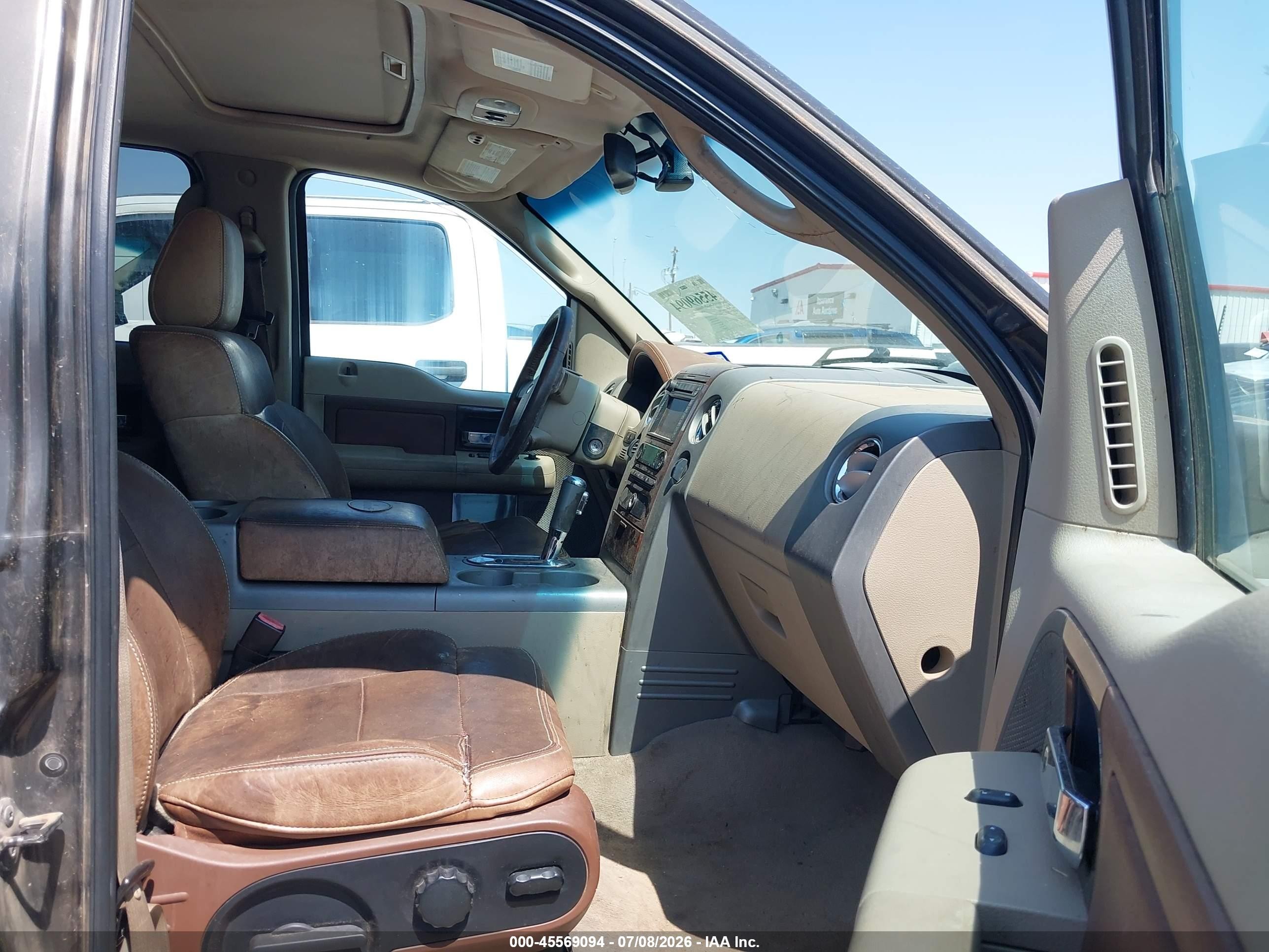 2007 Ford F-150 Fx4/lariat/xlt Brown vin: 1FTPW14V87KC14483