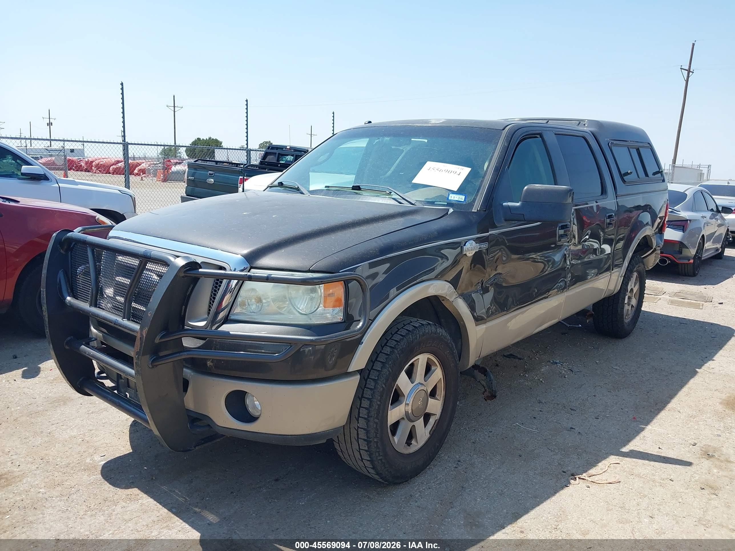 2007 Ford F-150 Fx4/lariat/xlt Brown vin: 1FTPW14V87KC14483