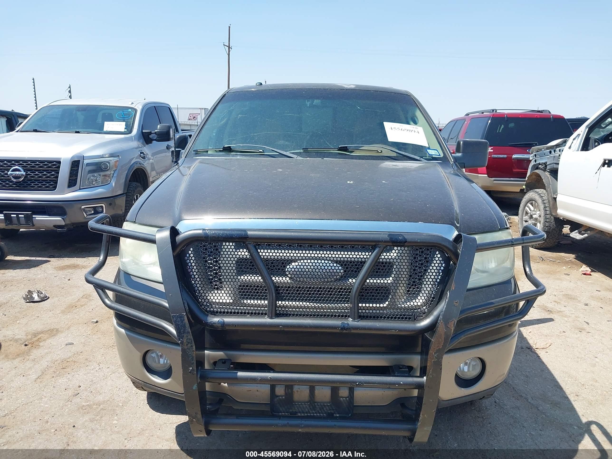 2007 Ford F-150 Fx4/lariat/xlt Brown vin: 1FTPW14V87KC14483