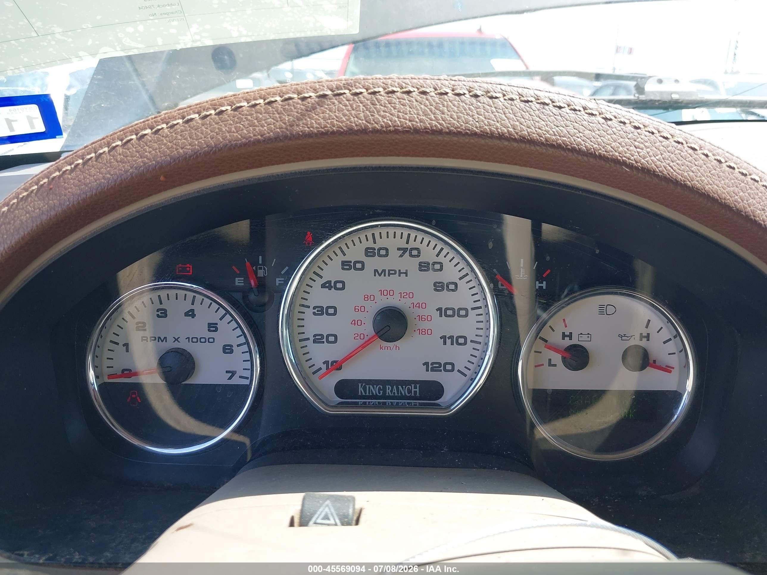 2007 Ford F-150 Fx4/lariat/xlt Brown vin: 1FTPW14V87KC14483