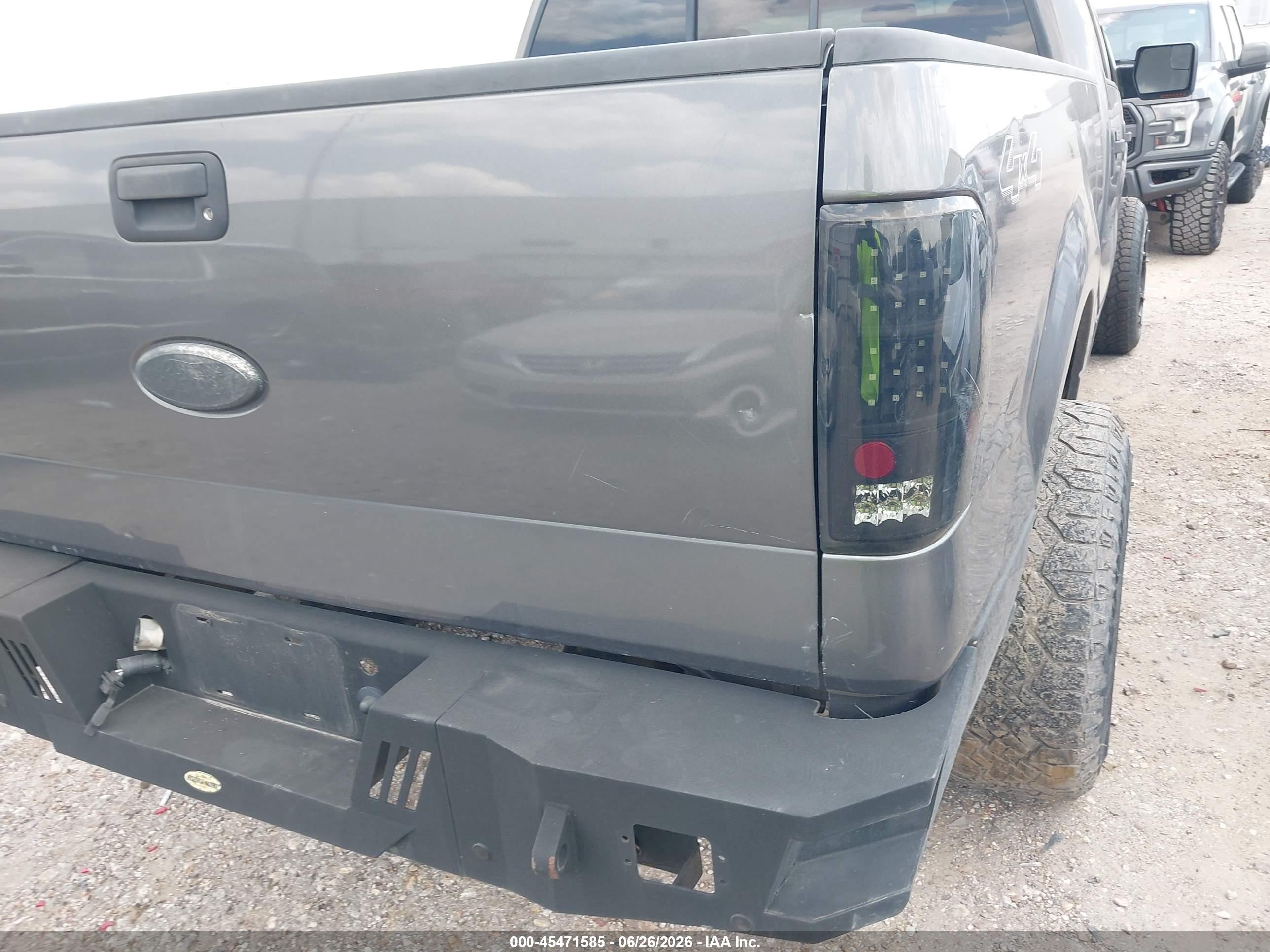 2007 Ford F-150 Fx4/lariat/xlt Серый vin: 1FTPW14V87KC87935