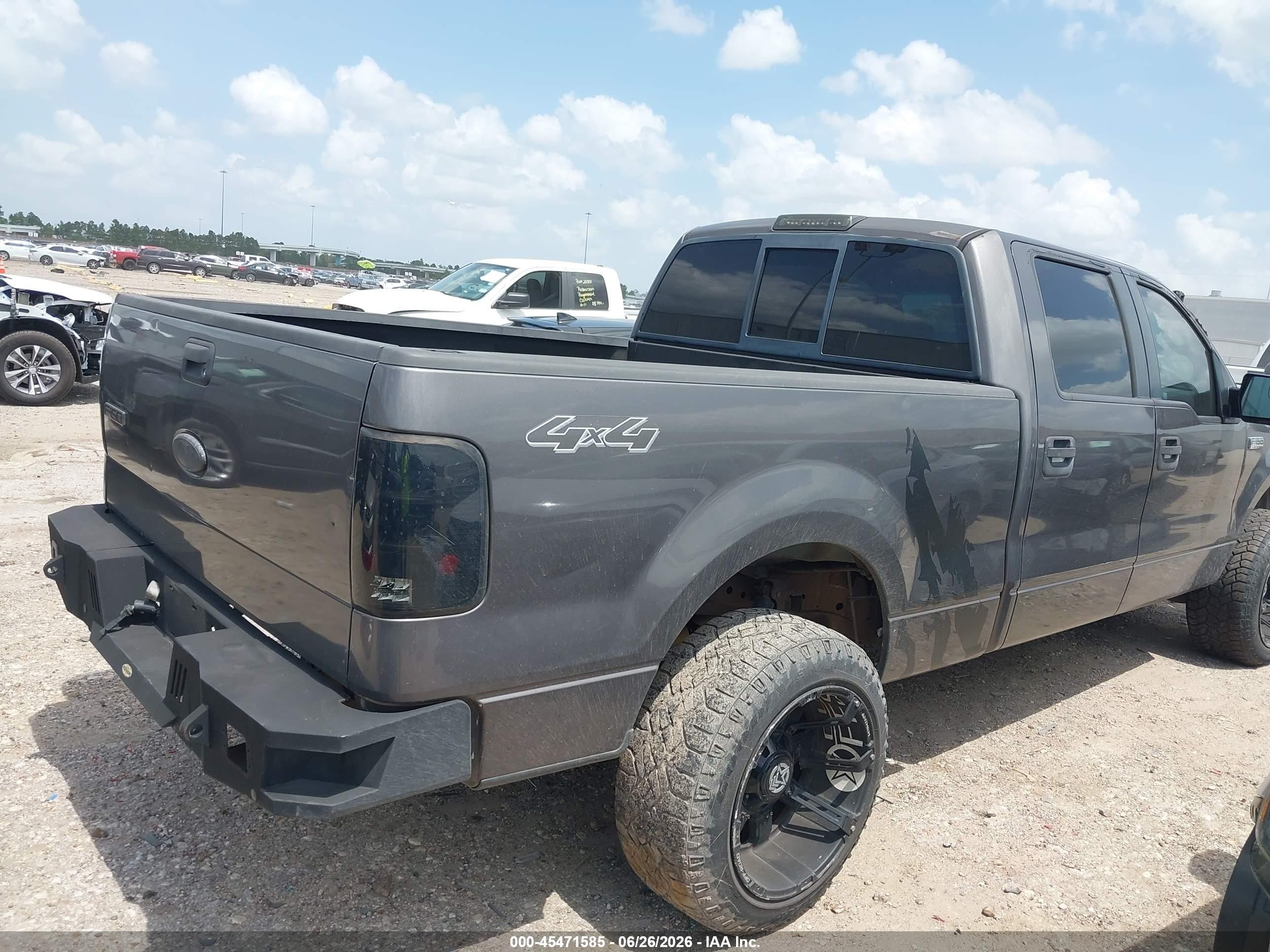 2007 Ford F-150 Fx4/lariat/xlt Серый vin: 1FTPW14V87KC87935