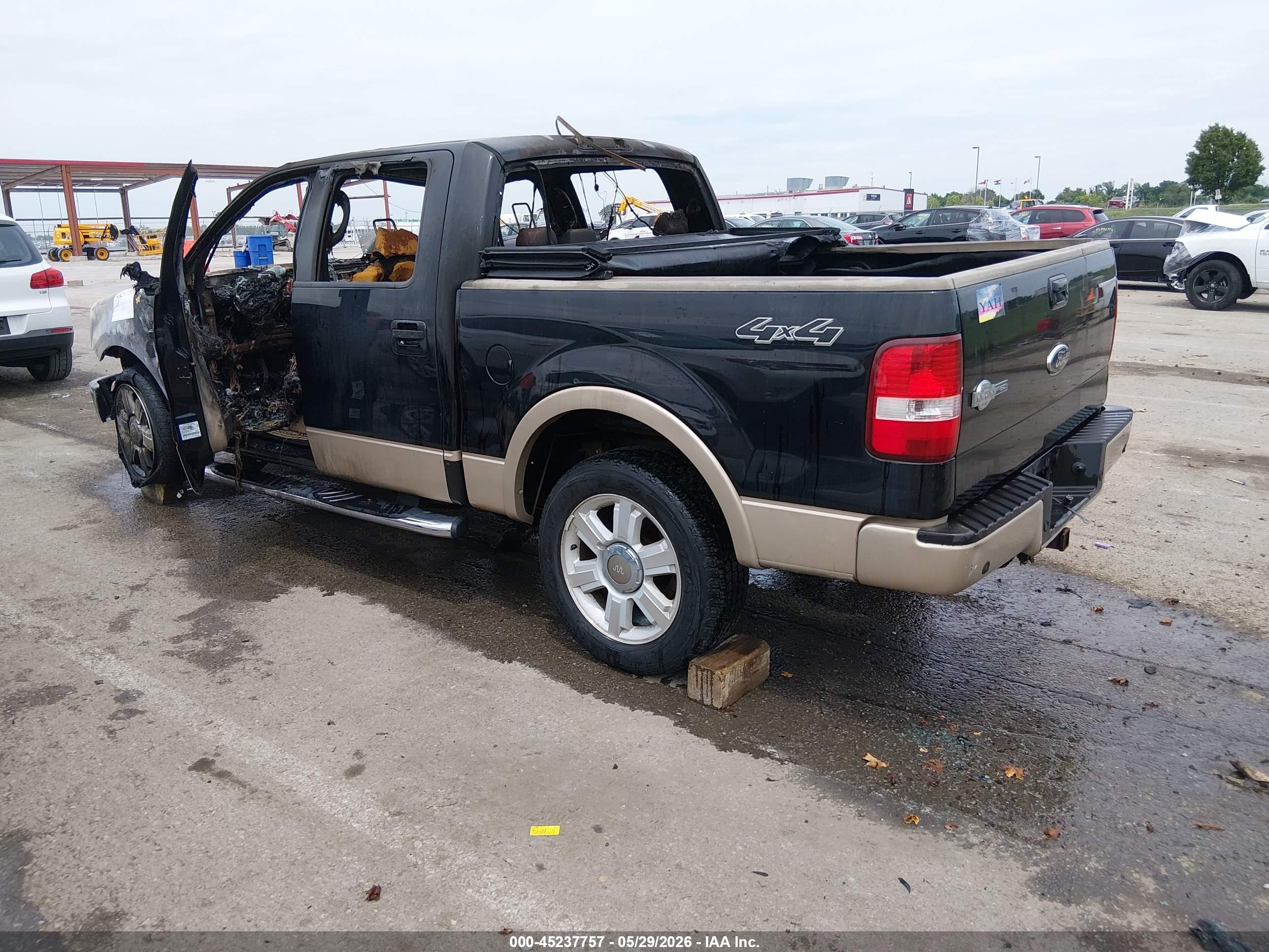 2007 Ford F-150 Fx4/lariat/xlt Black vin: 1FTPW14V87KC93699