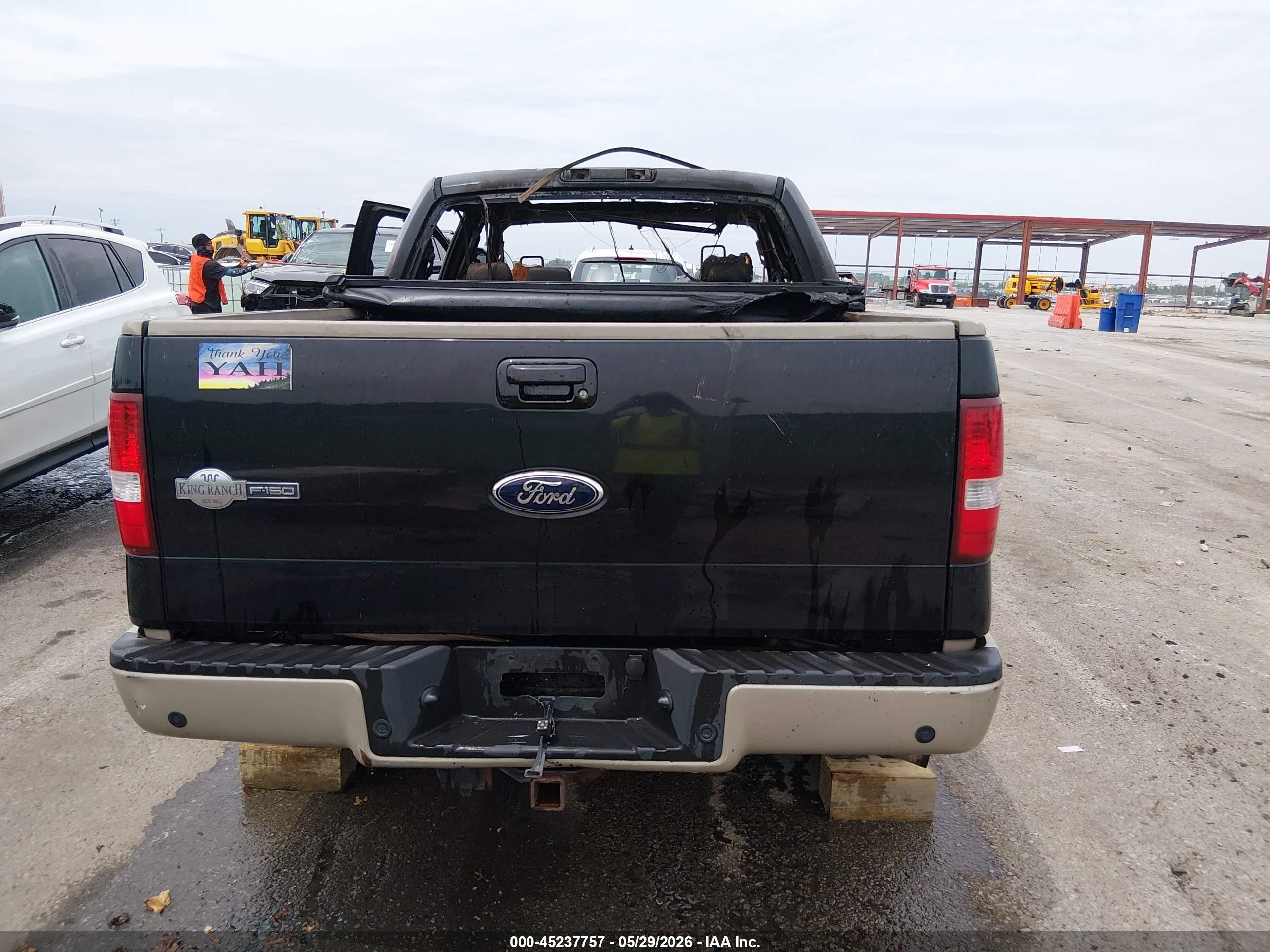 2007 Ford F-150 Fx4/lariat/xlt Black vin: 1FTPW14V87KC93699