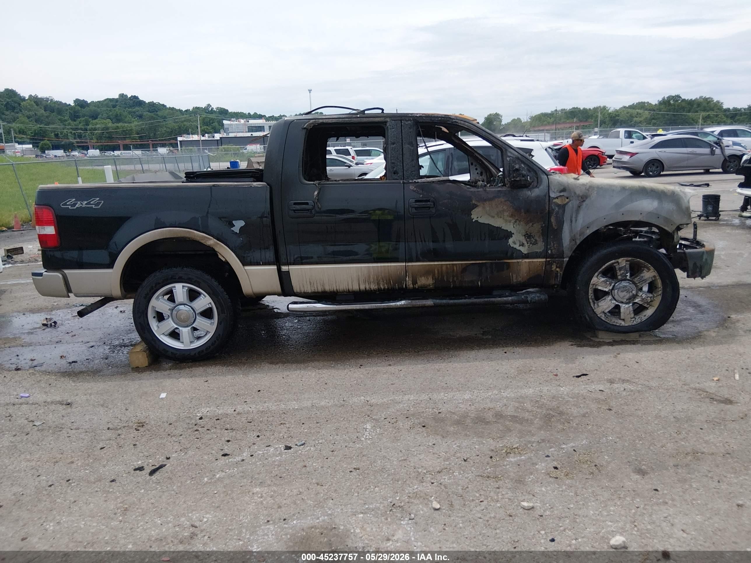 2007 Ford F-150 Fx4/lariat/xlt Black vin: 1FTPW14V87KC93699