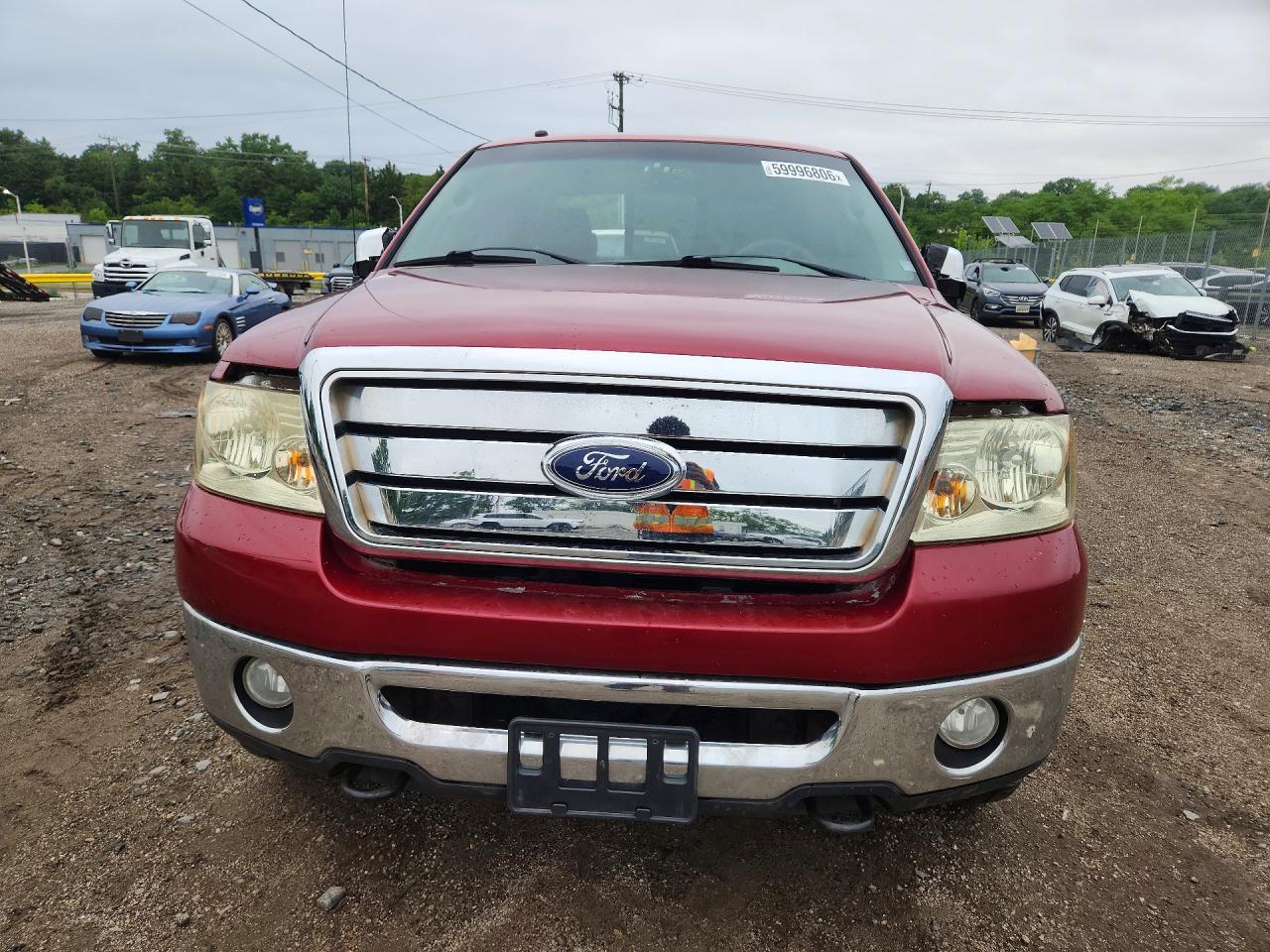 2008 Ford F150 Supercrew Burgundy vin: 1FTPW14V88FA21728