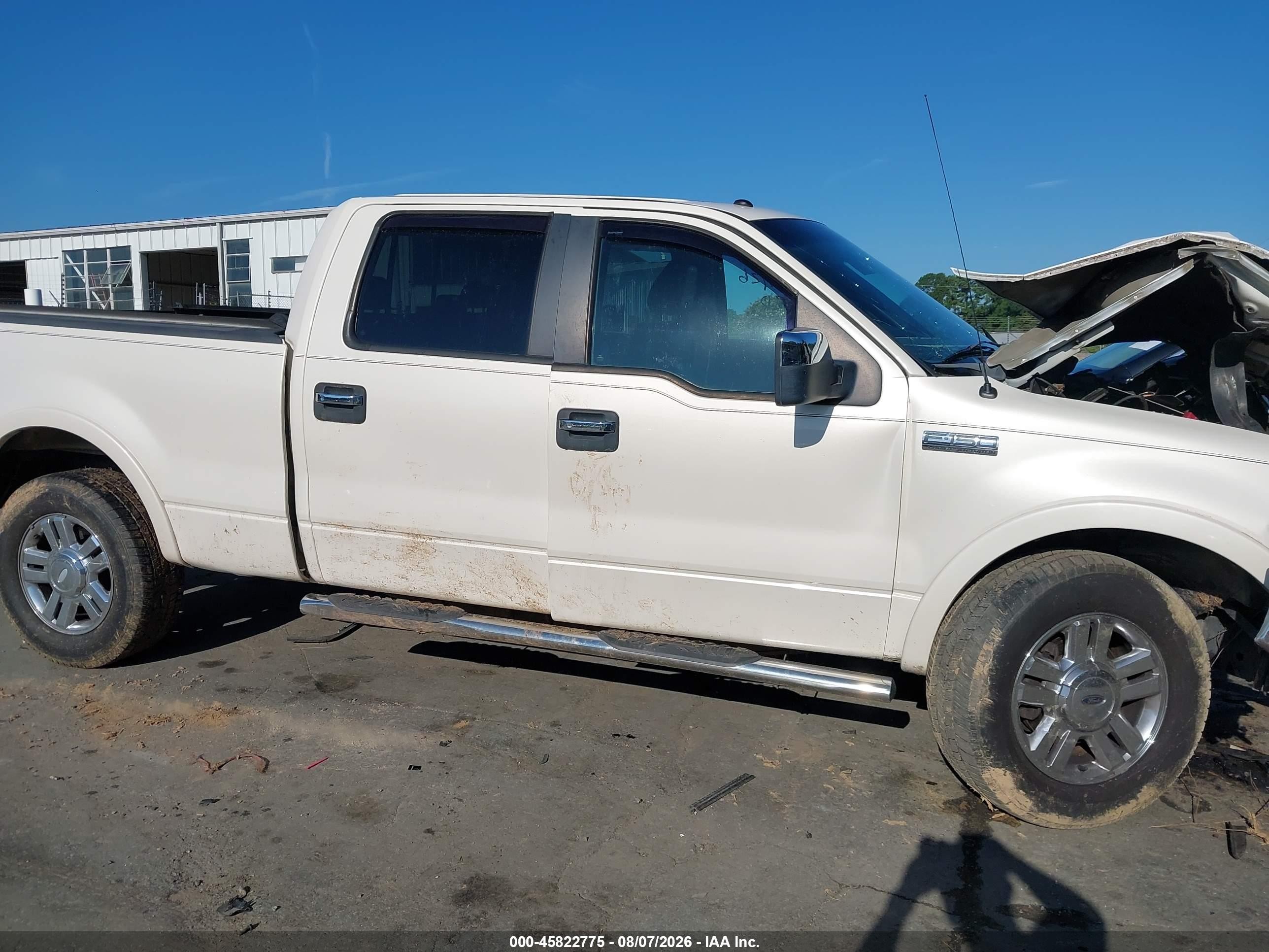 2008 Ford F-150 60th Anniversary/fx4/king Ranch/lariat/xlt White vin: 1FTPW14V88FA80729