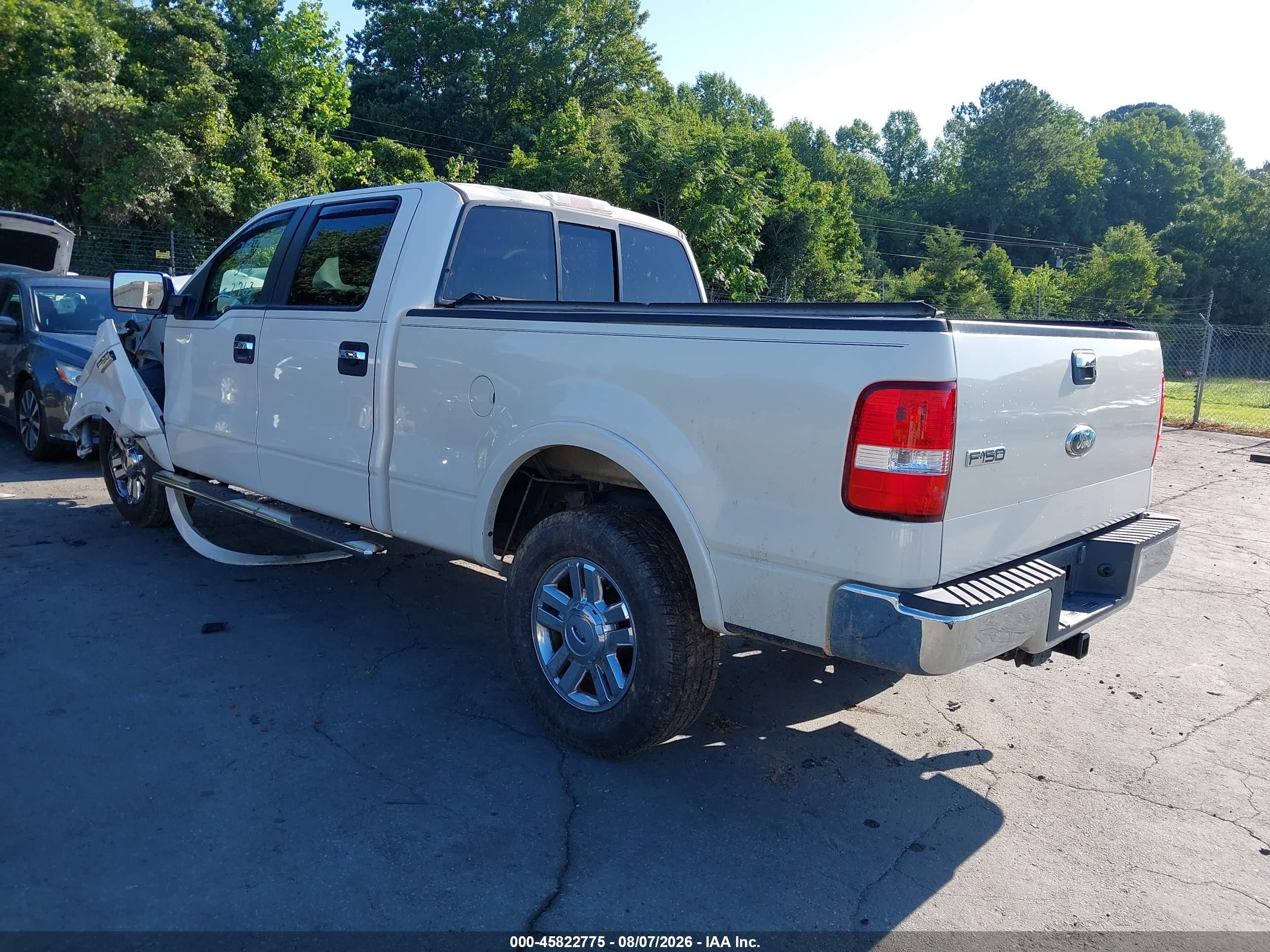 2008 Ford F-150 60th Anniversary/fx4/king Ranch/lariat/xlt White vin: 1FTPW14V88FA80729