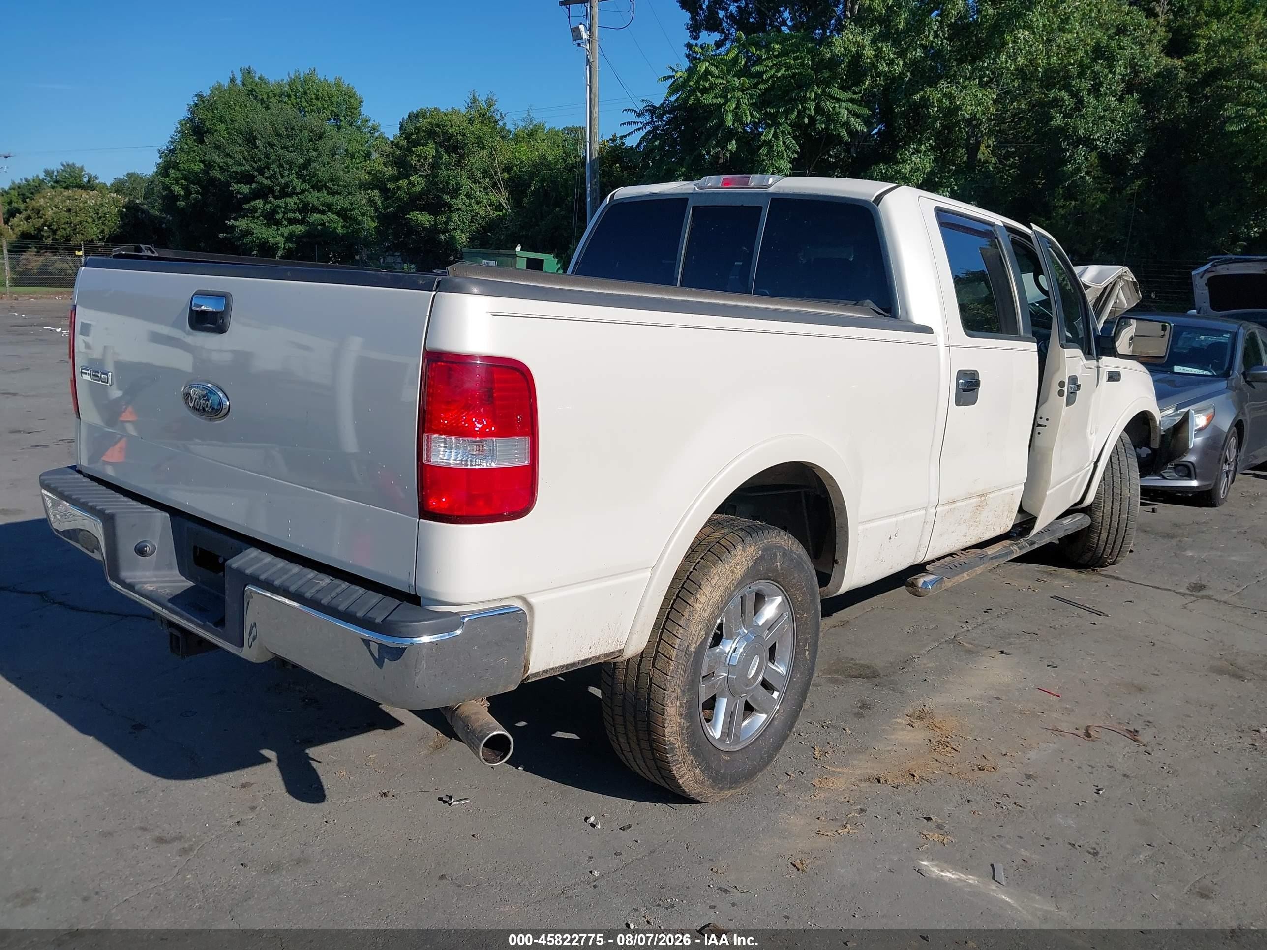 2008 Ford F-150 60th Anniversary/fx4/king Ranch/lariat/xlt White vin: 1FTPW14V88FA80729