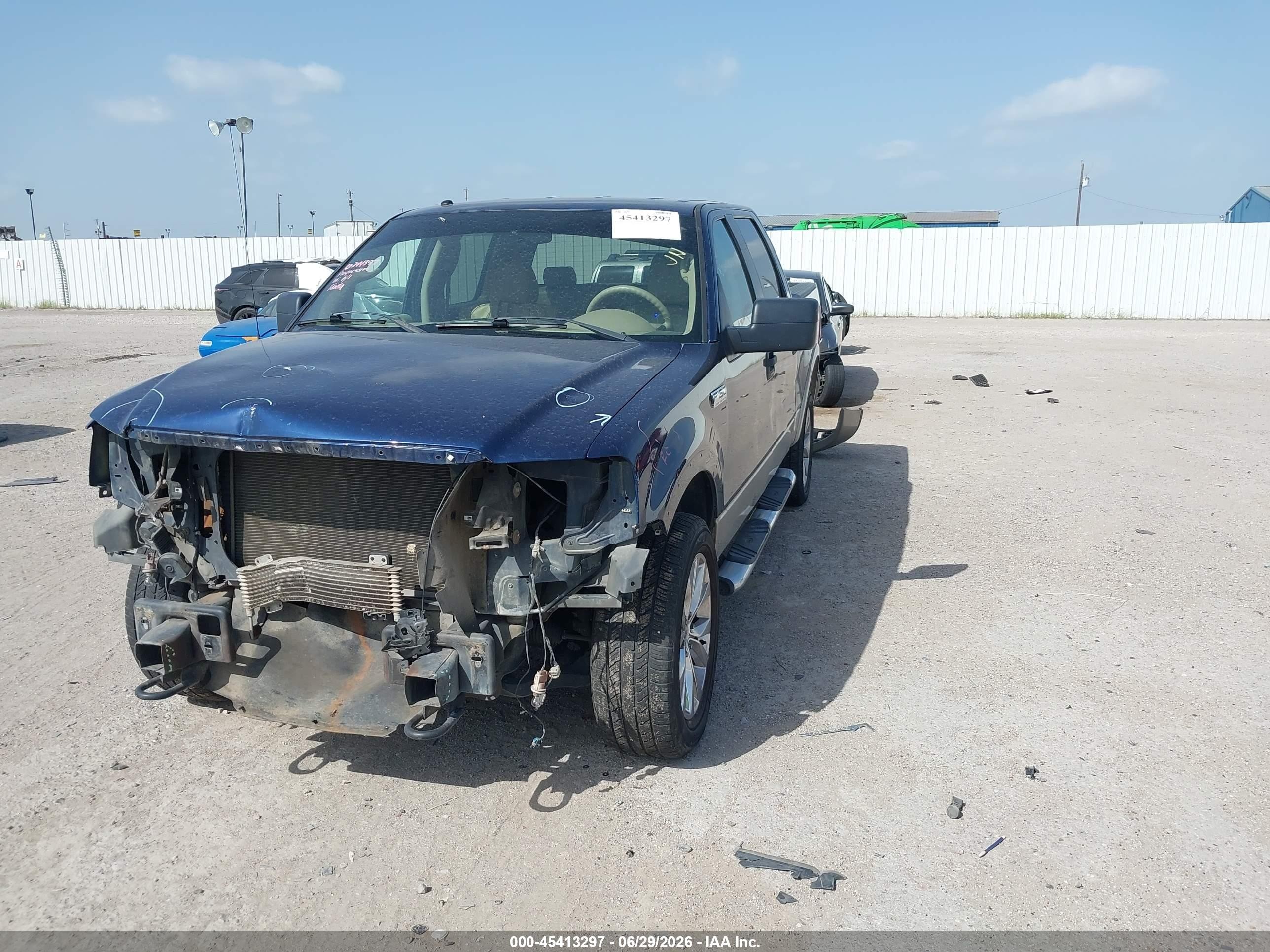 2008 Ford F-150 60th Anniversary/fx4/king Ranch/lariat/xlt Blue vin: 1FTPW14V88FB17942