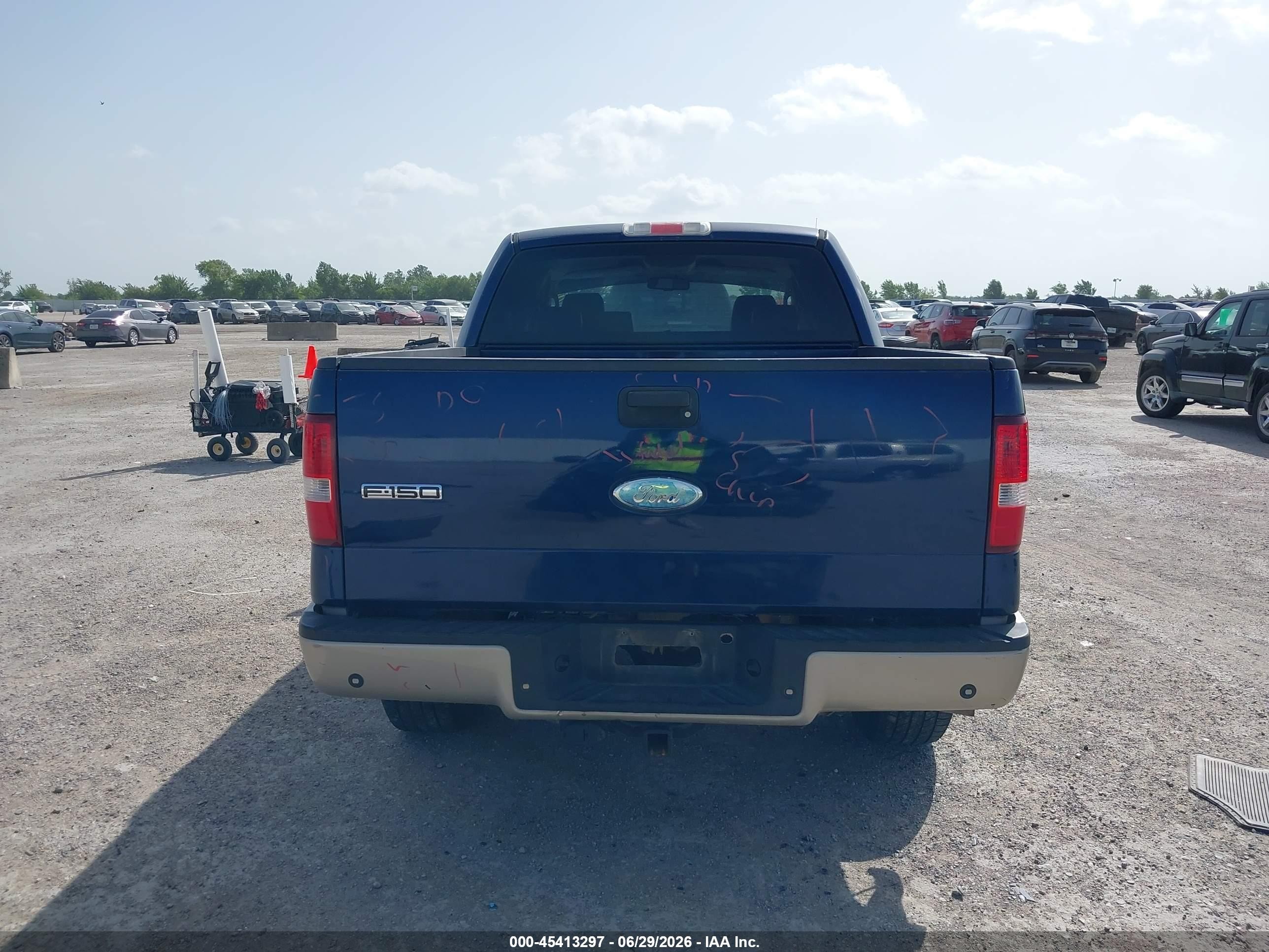 2008 Ford F-150 60th Anniversary/fx4/king Ranch/lariat/xlt Blue vin: 1FTPW14V88FB17942
