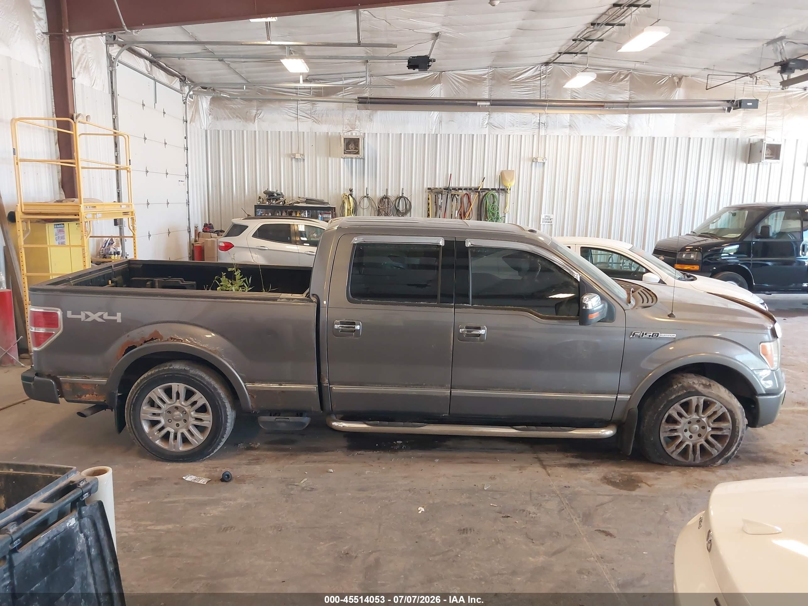 2009 Ford F-150 Platinum Gray vin: 1FTPW14V89FA04462