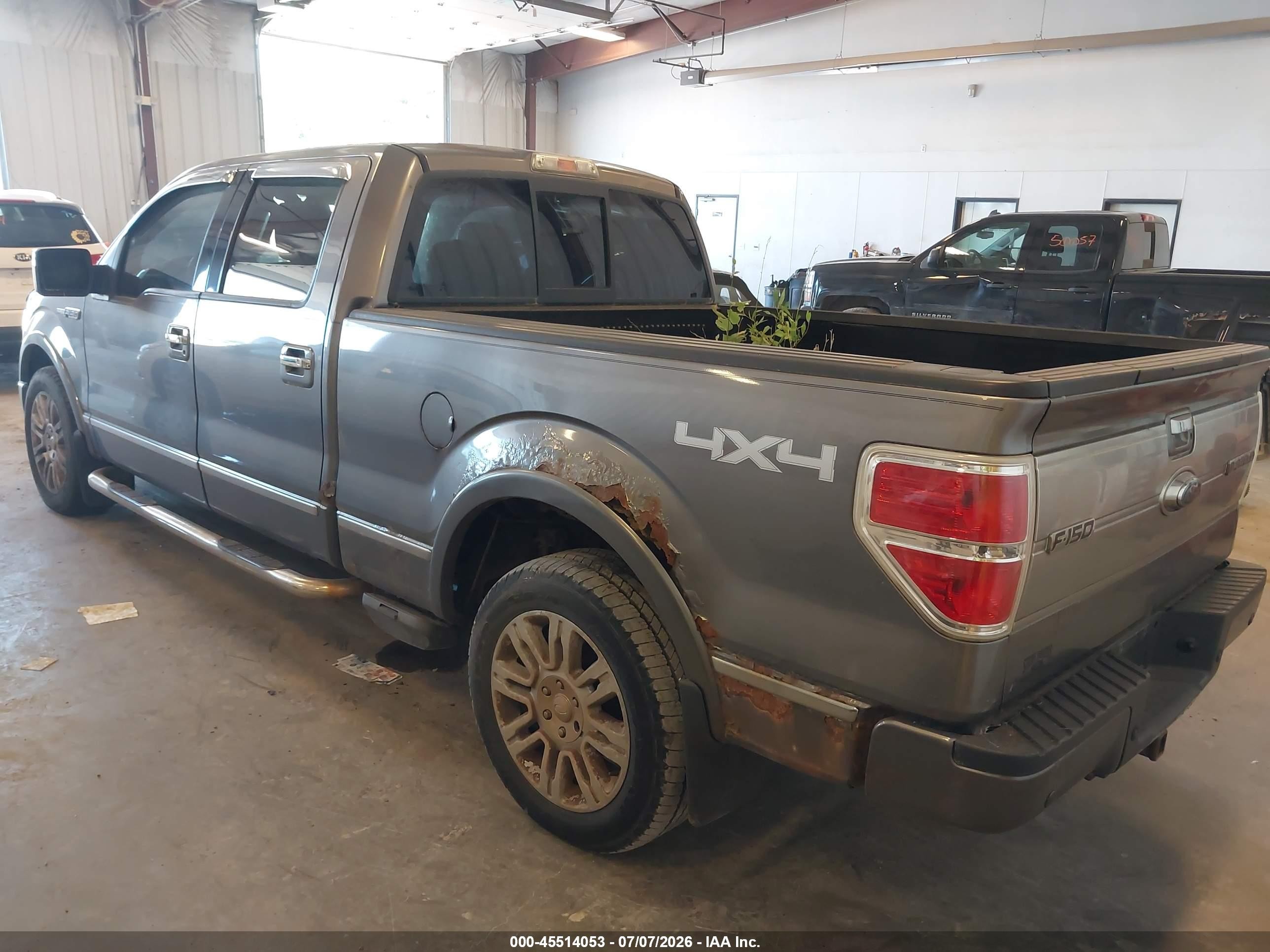 2009 Ford F-150 Platinum Gray vin: 1FTPW14V89FA04462