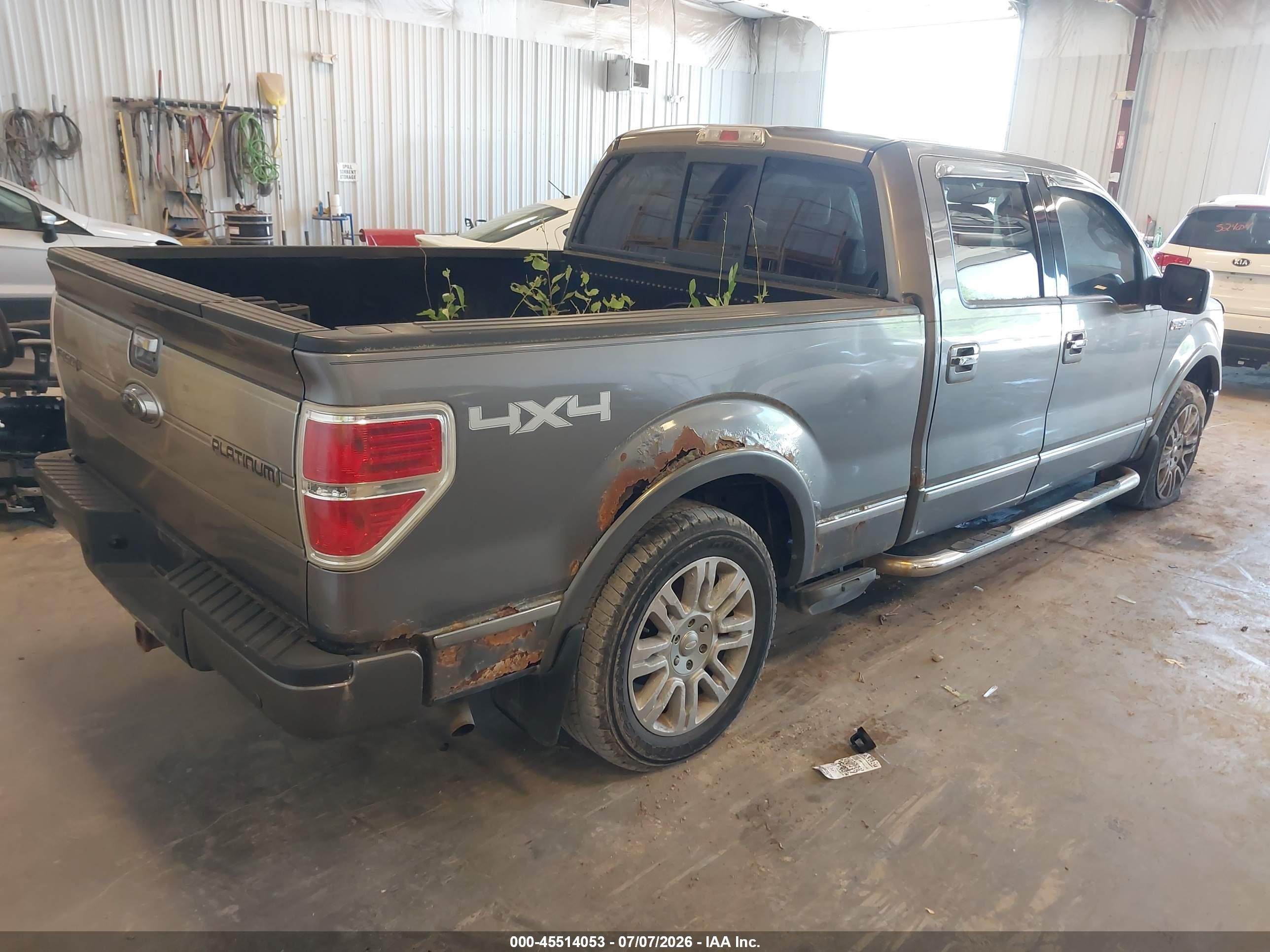 2009 Ford F-150 Platinum Gray vin: 1FTPW14V89FA04462