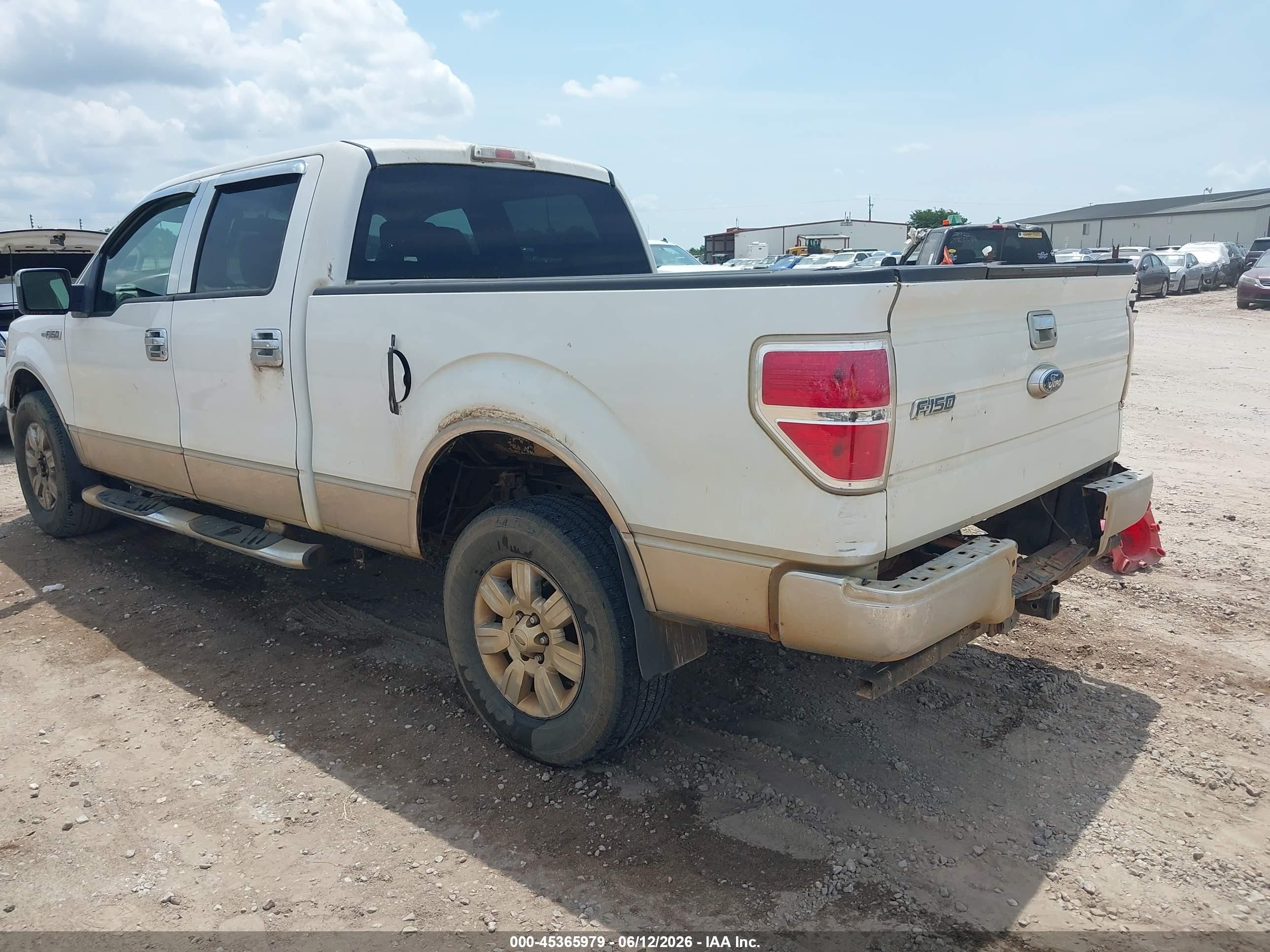 2009 Ford F-150 Fx4/king Ranch/lariat/platinum/xl/xlt White vin: 1FTPW14V89FB04187