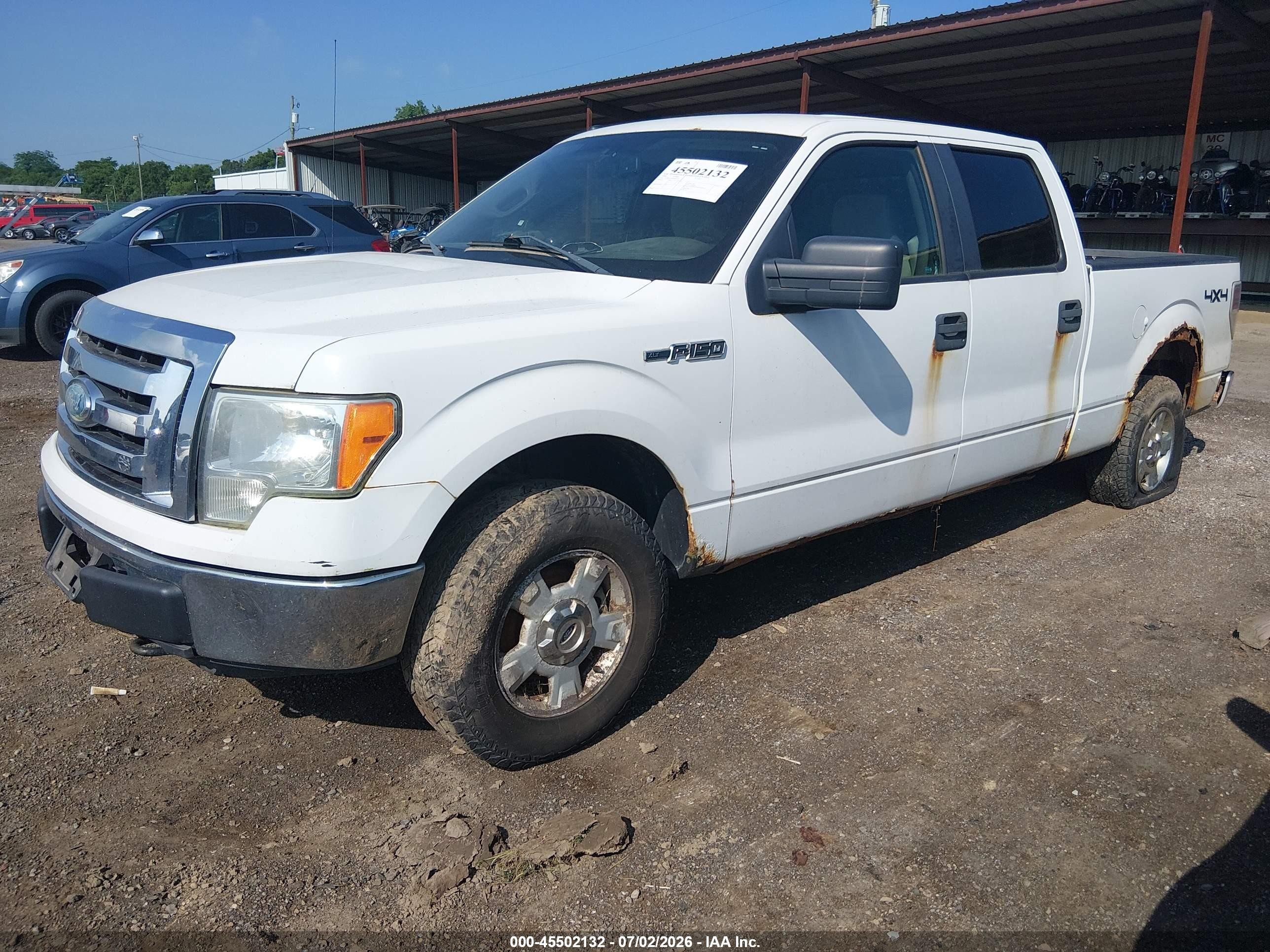 2009 Ford F-150 Fx4/king Ranch/lariat/platinum/xl/xlt White vin: 1FTPW14V89FB07154