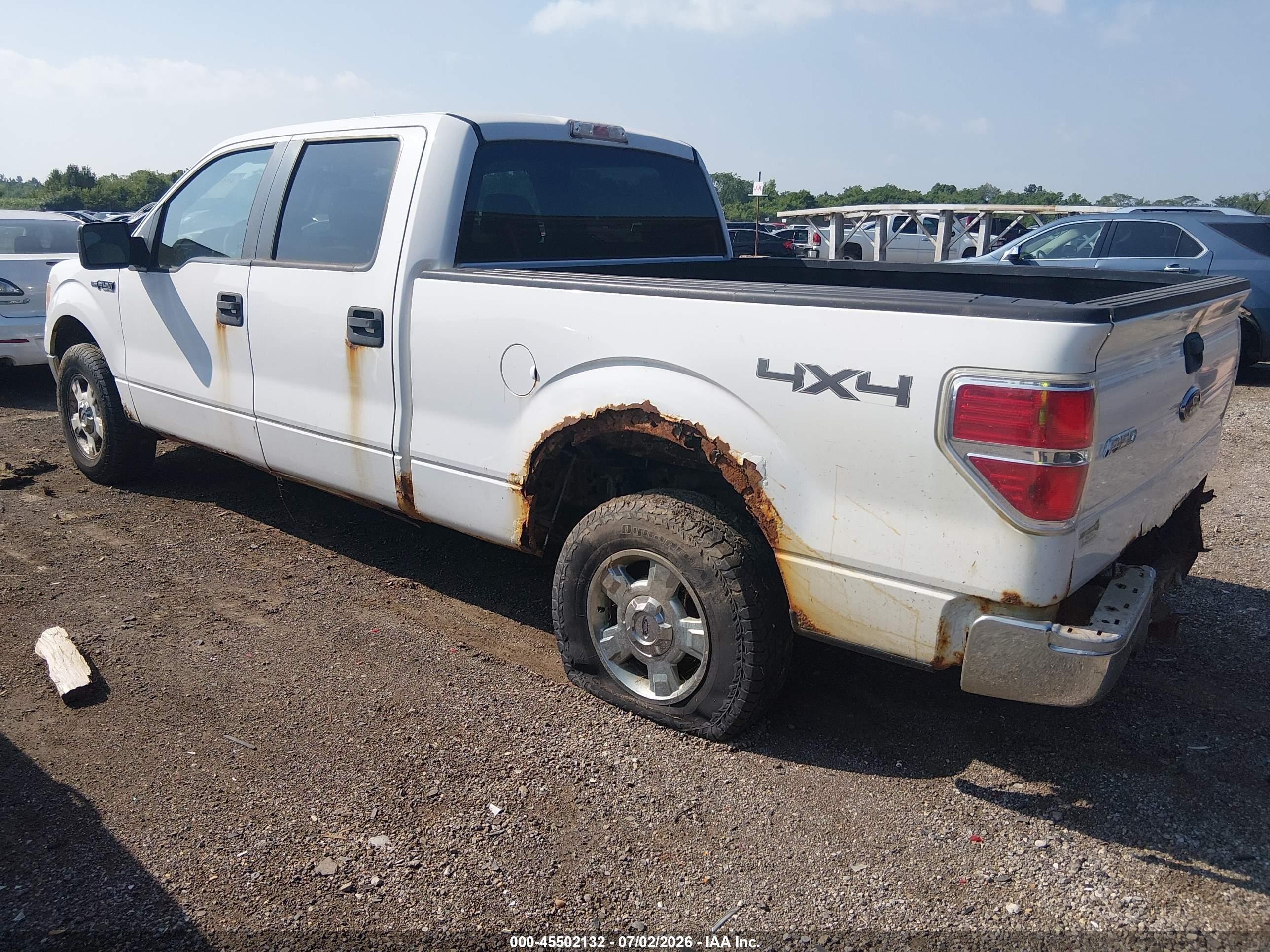 2009 Ford F-150 Fx4/king Ranch/lariat/platinum/xl/xlt White vin: 1FTPW14V89FB07154