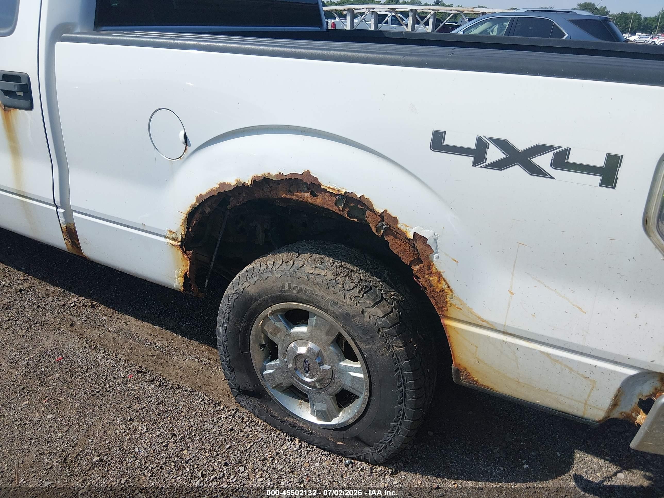 2009 Ford F-150 Fx4/king Ranch/lariat/platinum/xl/xlt White vin: 1FTPW14V89FB07154
