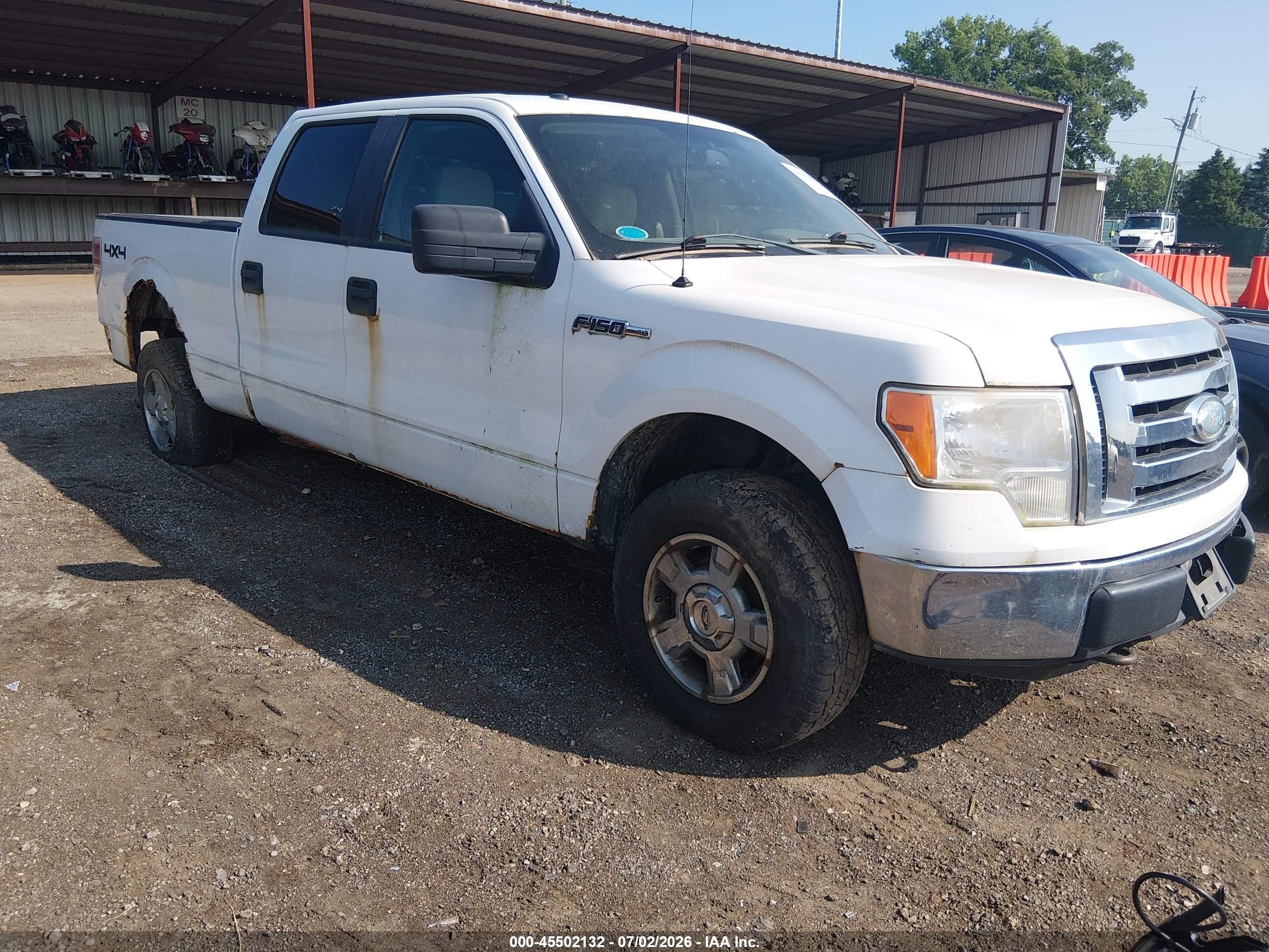 2009 Ford F-150 Fx4/king Ranch/lariat/platinum/xl/xlt White vin: 1FTPW14V89FB07154