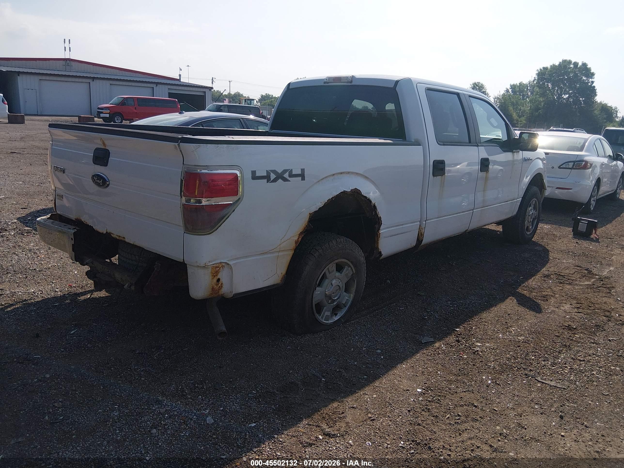 2009 Ford F-150 Fx4/king Ranch/lariat/platinum/xl/xlt White vin: 1FTPW14V89FB07154