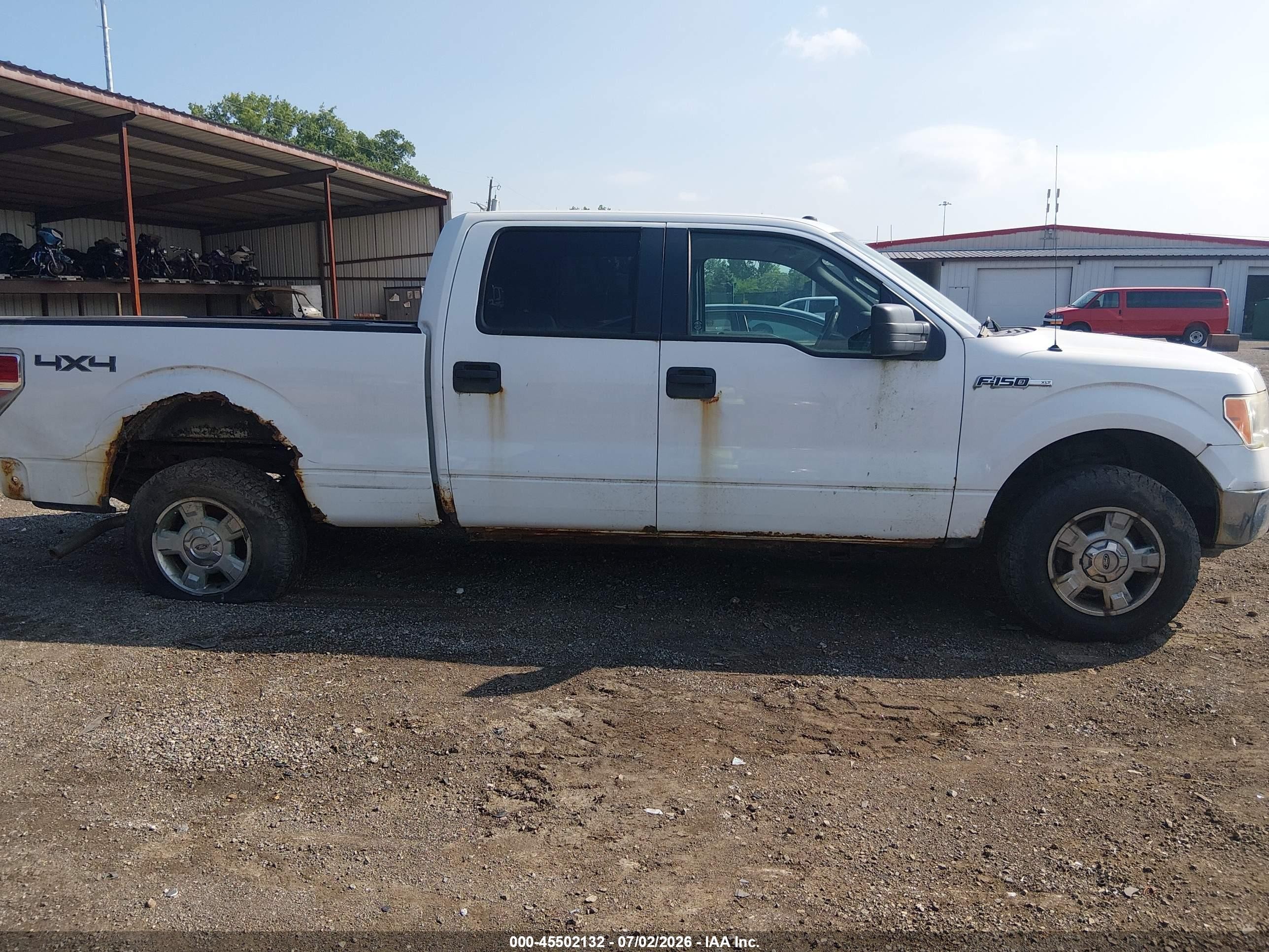 2009 Ford F-150 Fx4/king Ranch/lariat/platinum/xl/xlt White vin: 1FTPW14V89FB07154