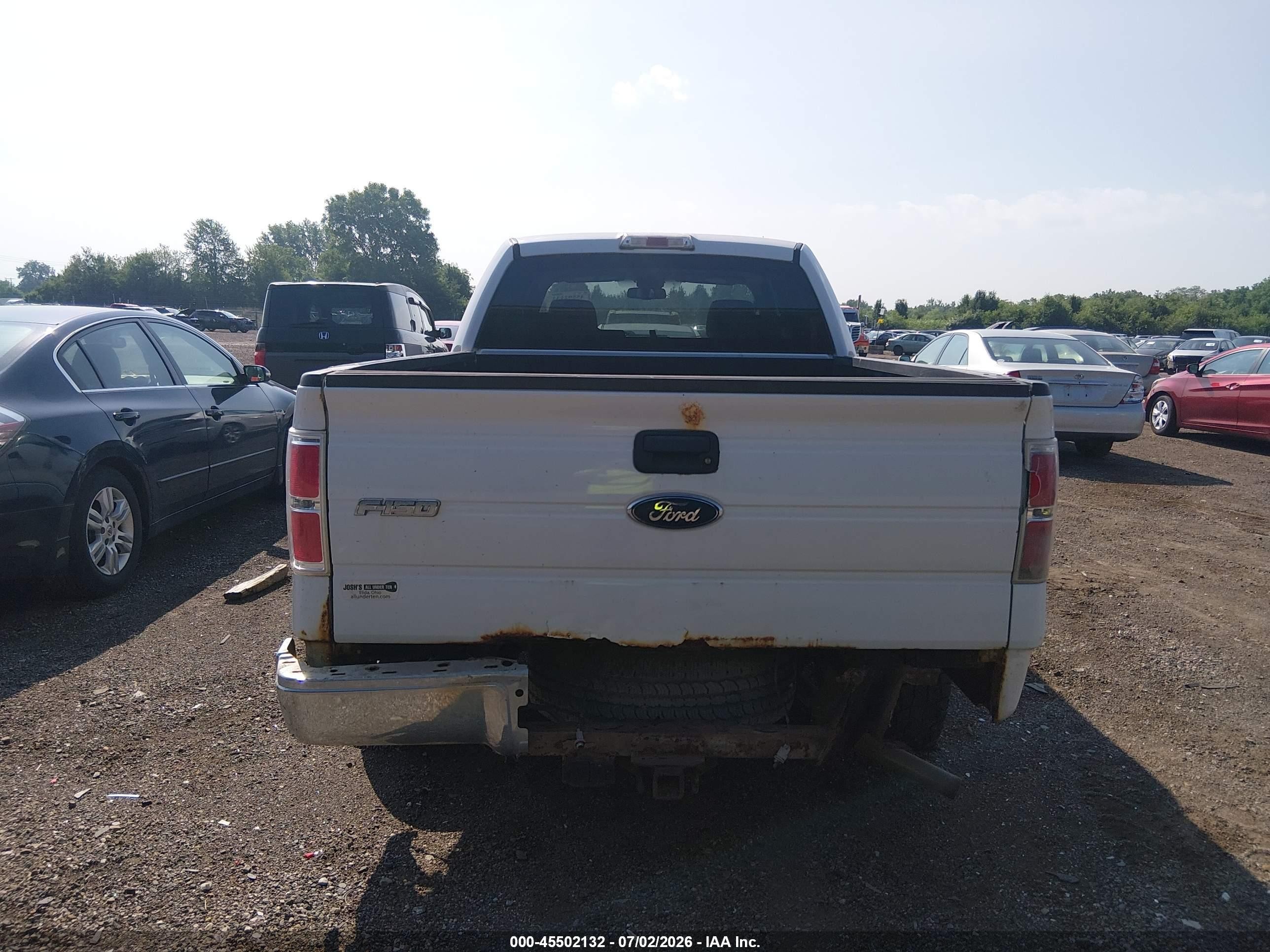 2009 Ford F-150 Fx4/king Ranch/lariat/platinum/xl/xlt White vin: 1FTPW14V89FB07154