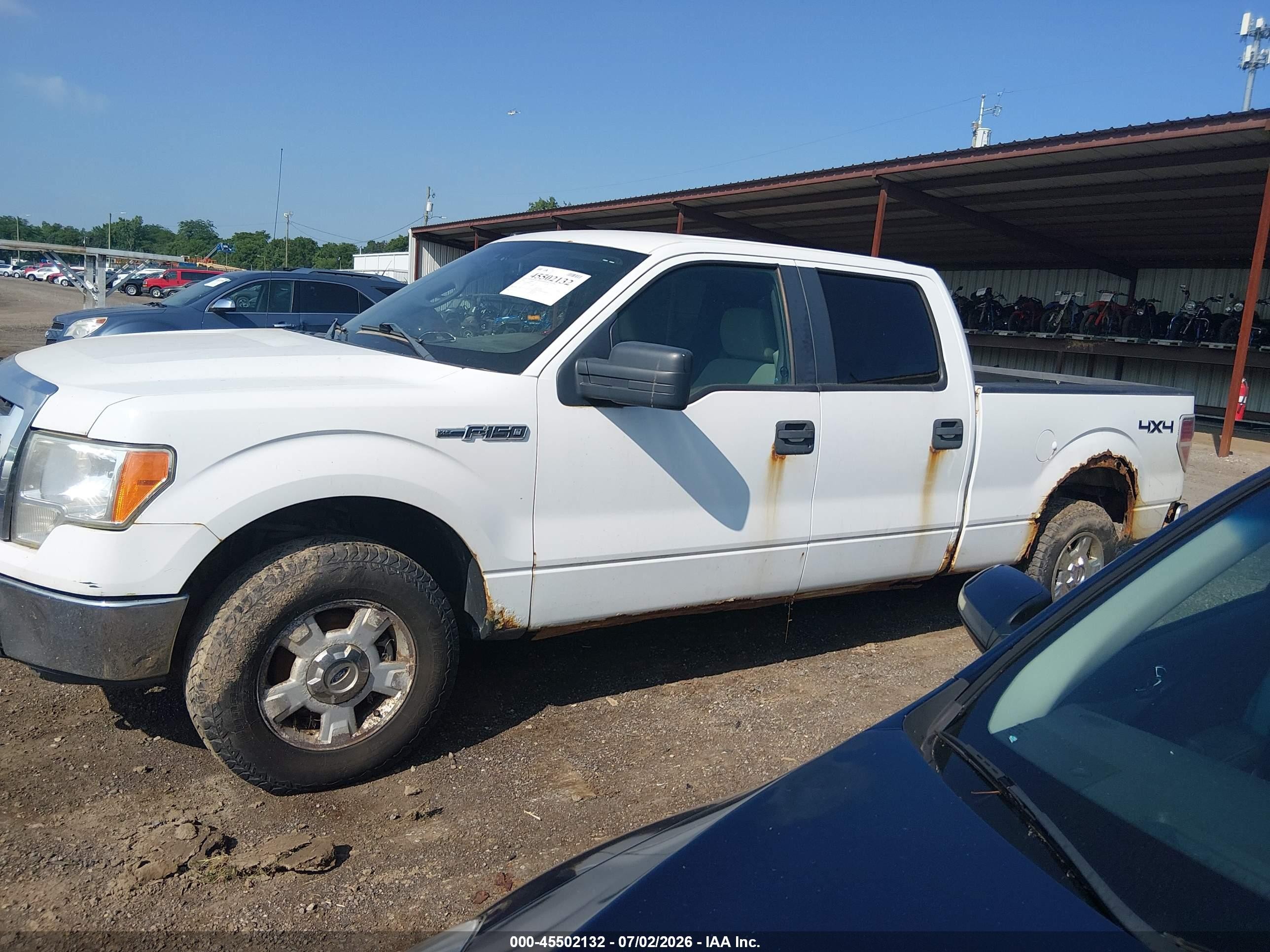2009 Ford F-150 Fx4/king Ranch/lariat/platinum/xl/xlt White vin: 1FTPW14V89FB07154