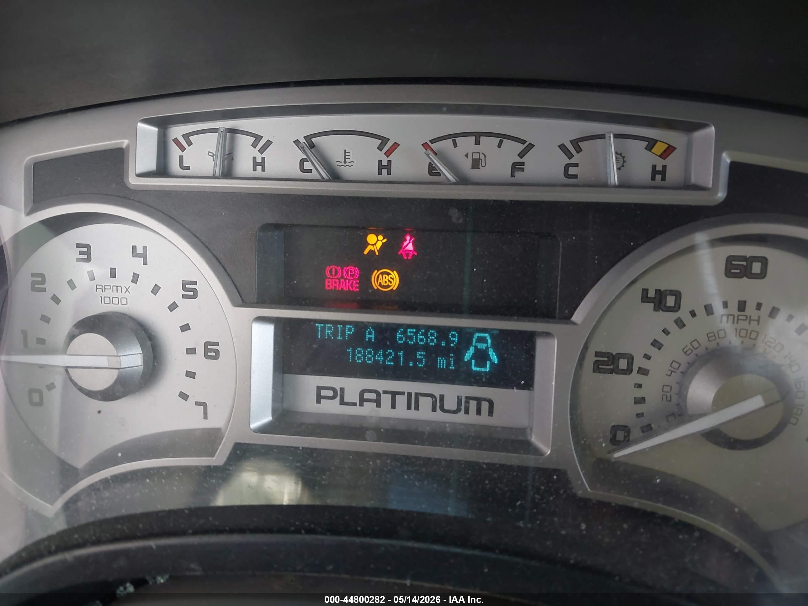 2009 Ford F-150 Fx4/king Ranch/lariat/platinum/xl/xlt Серый vin: 1FTPW14V89FB18574