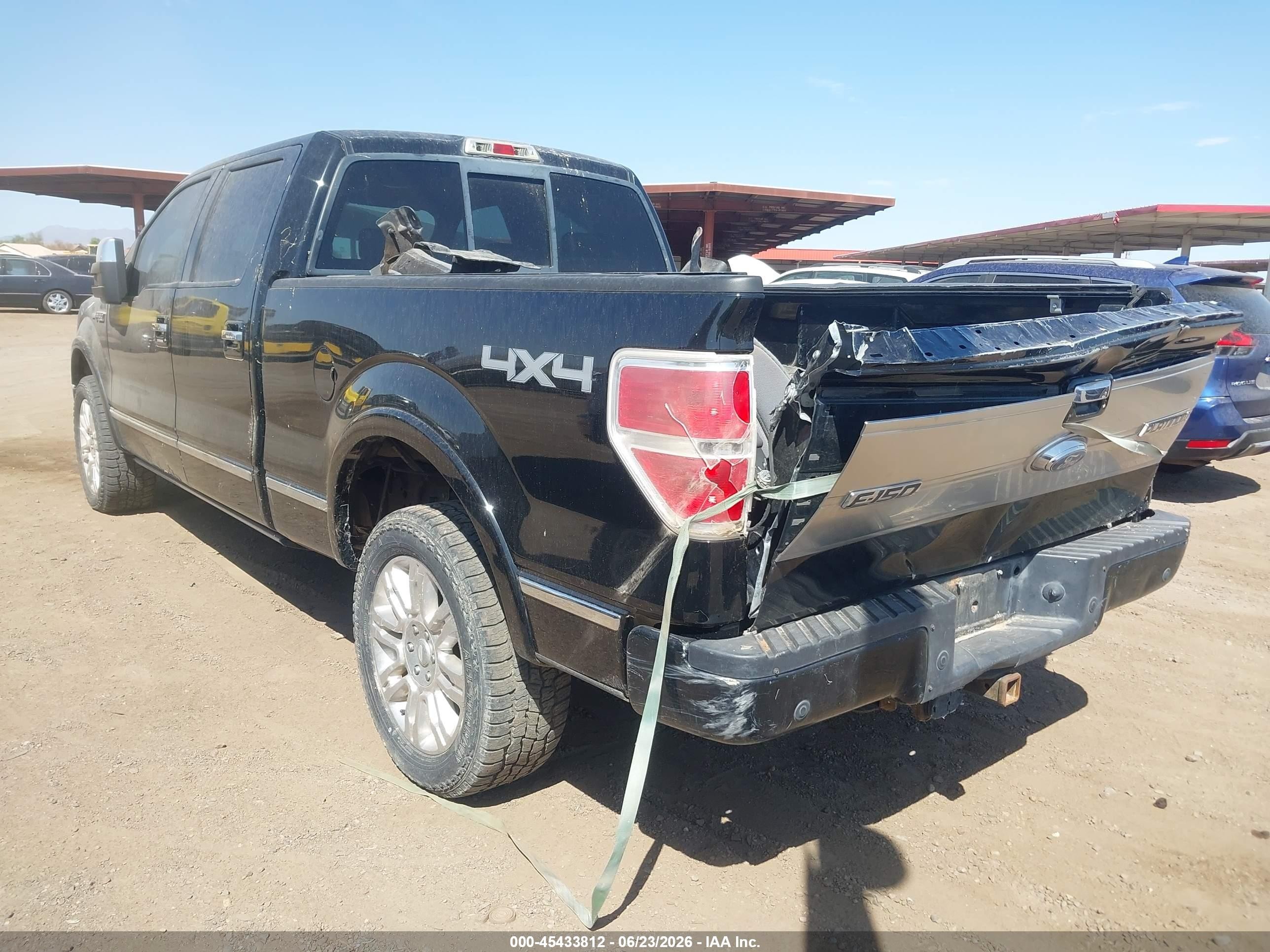 2009 Ford F-150 Fx4/king Ranch/lariat/platinum/xl/xlt Black vin: 1FTPW14V89FB24911