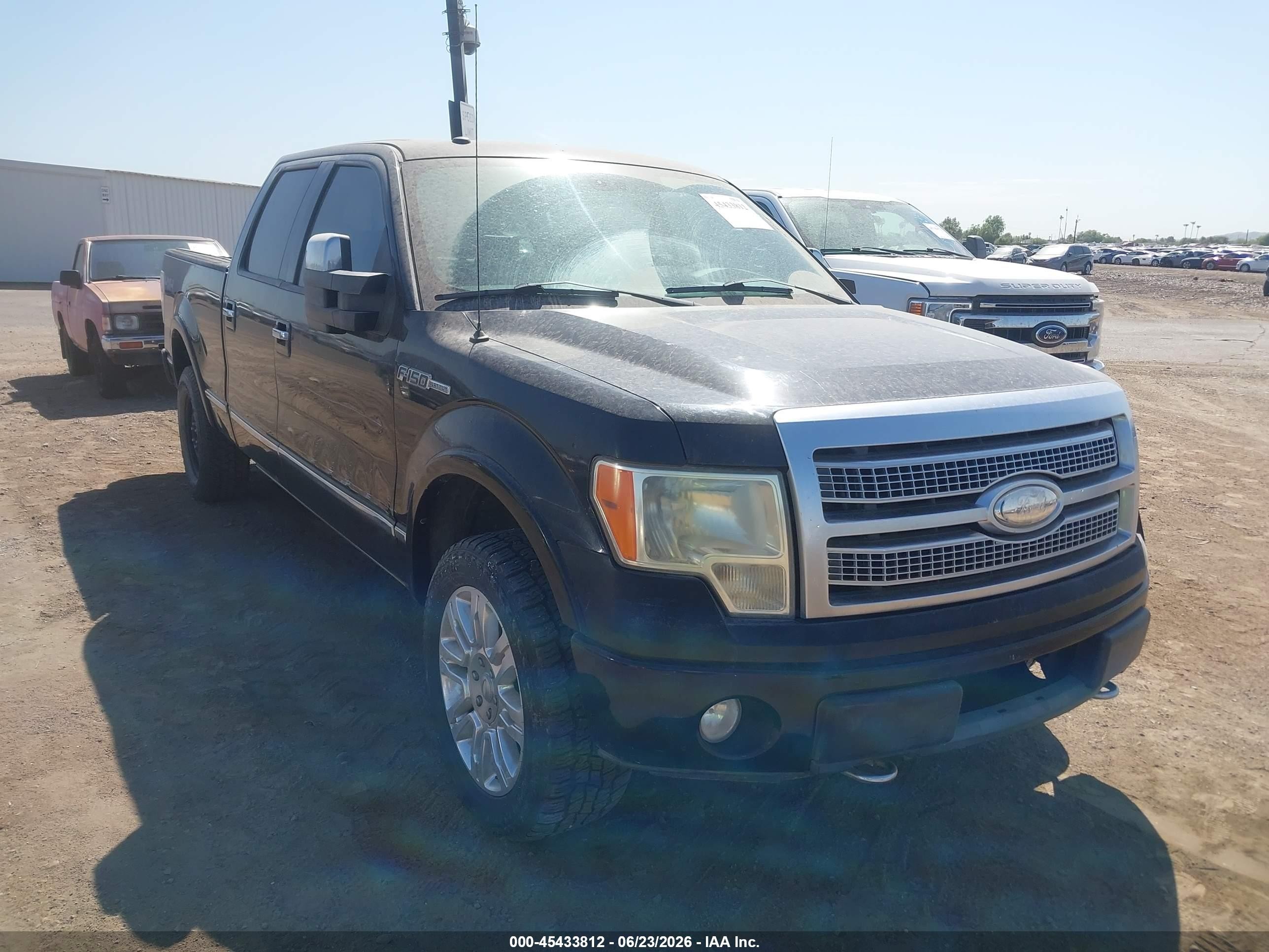 2009 Ford F-150 Fx4/king Ranch/lariat/platinum/xl/xlt Black vin: 1FTPW14V89FB24911
