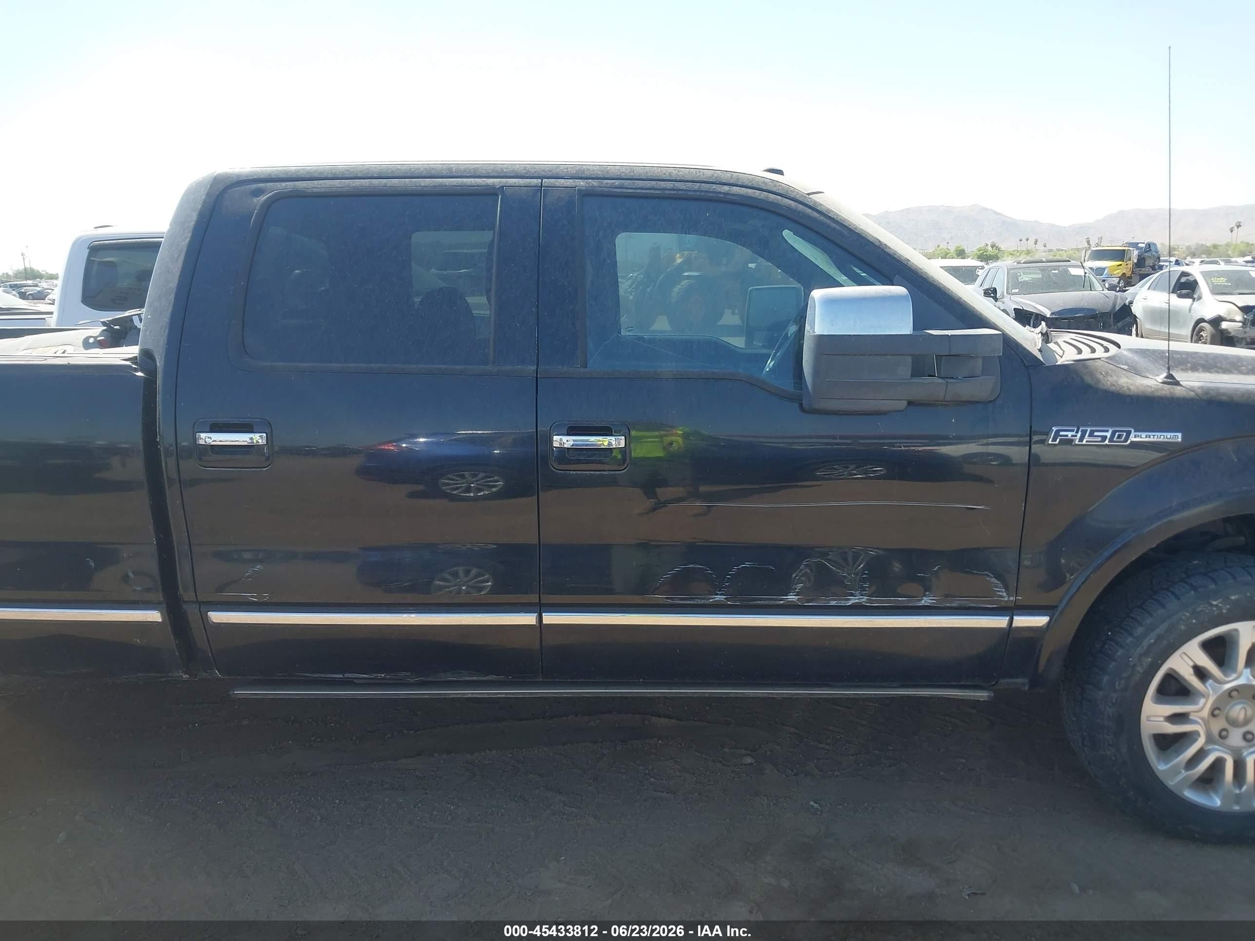 2009 Ford F-150 Fx4/king Ranch/lariat/platinum/xl/xlt Black vin: 1FTPW14V89FB24911