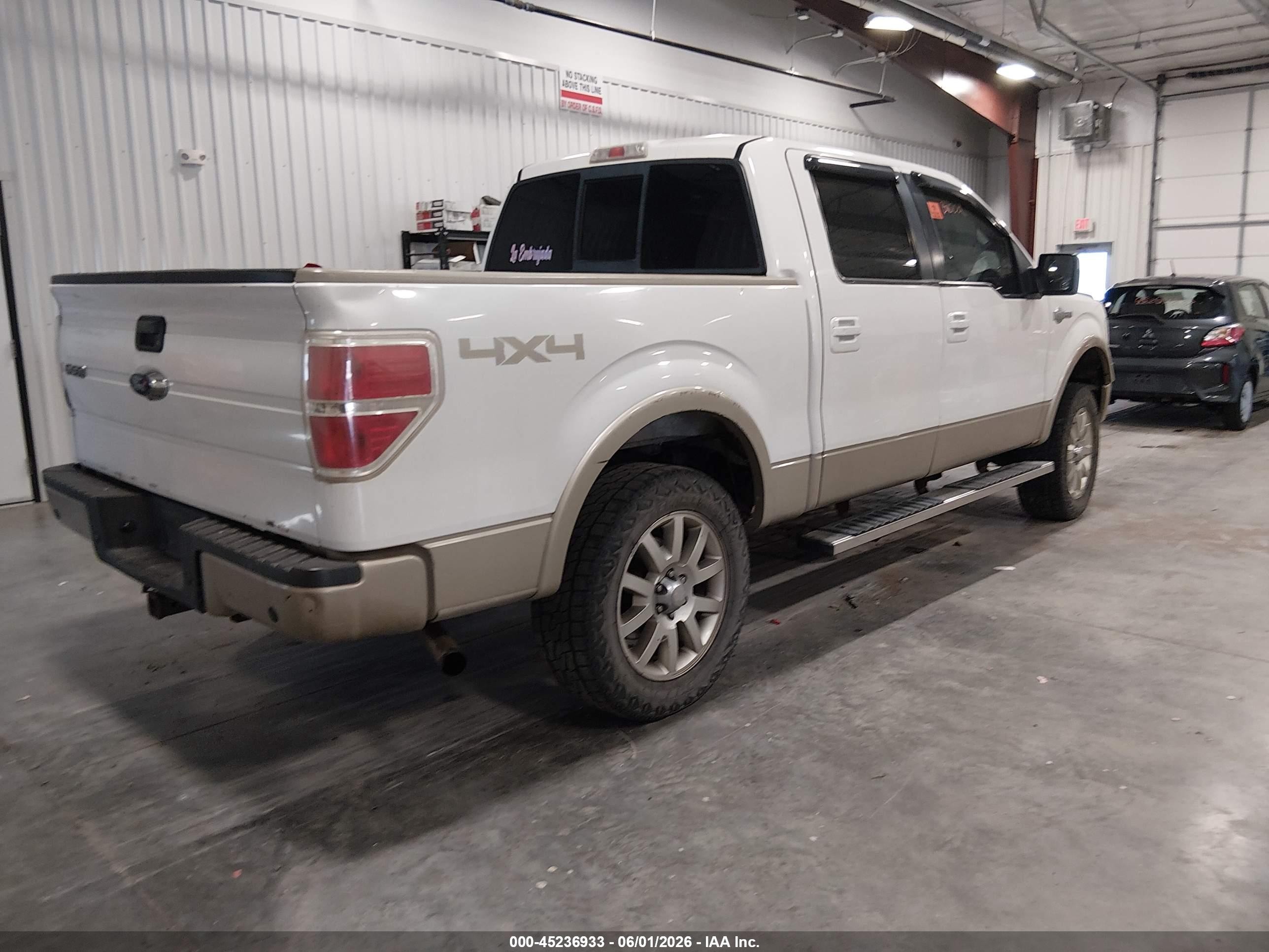 2009 Ford F-150 Fx4/king Ranch/lariat/platinum/xl/xlt White vin: 1FTPW14V89KA83350