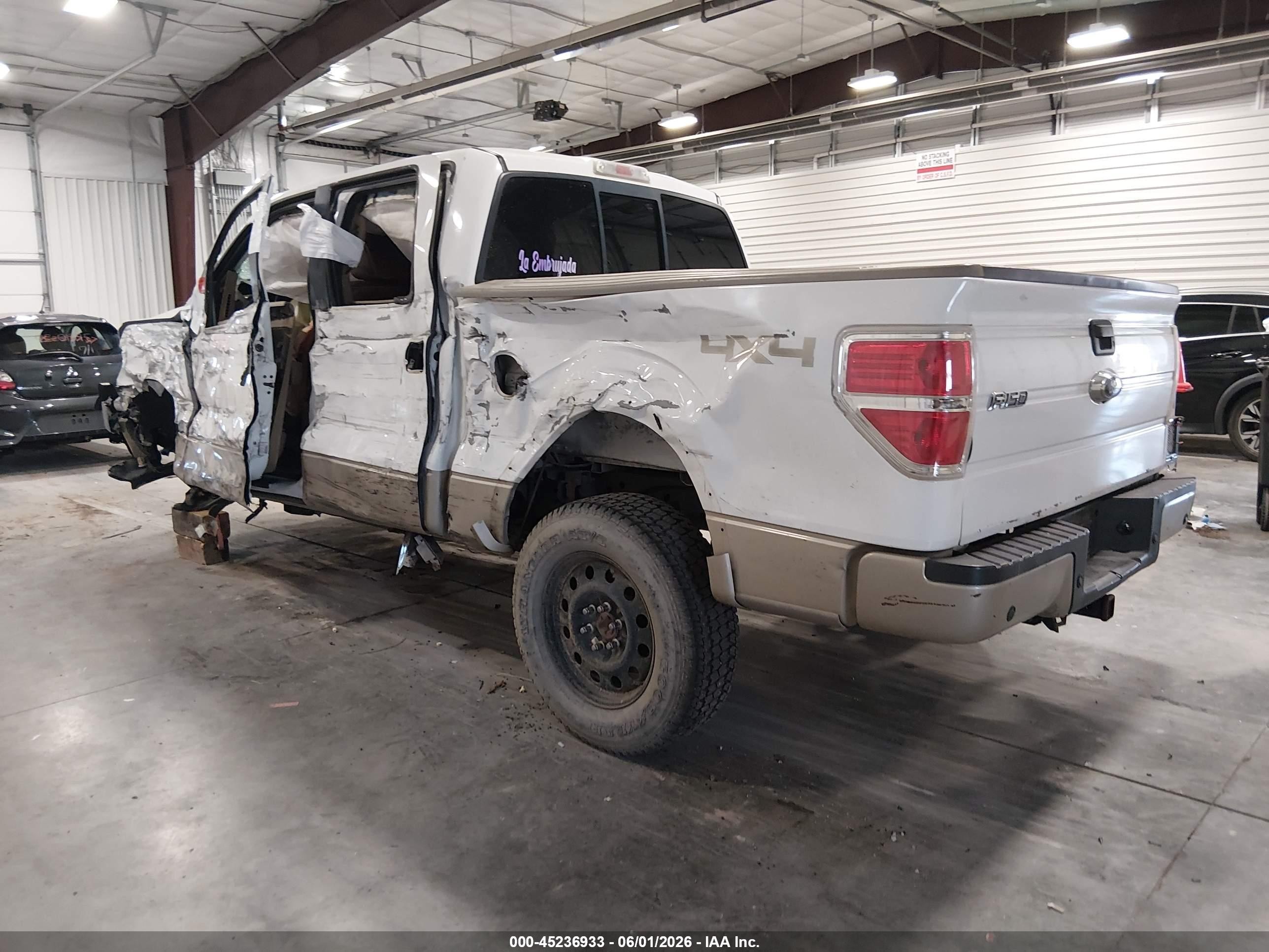 2009 Ford F-150 Fx4/king Ranch/lariat/platinum/xl/xlt White vin: 1FTPW14V89KA83350