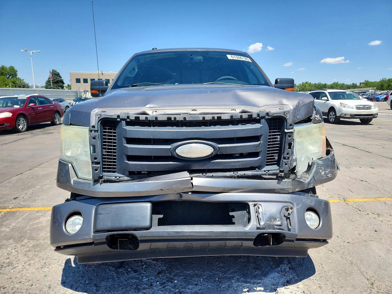 2009 Ford F150 Supercrew Gray vin: 1FTPW14V89KB82735