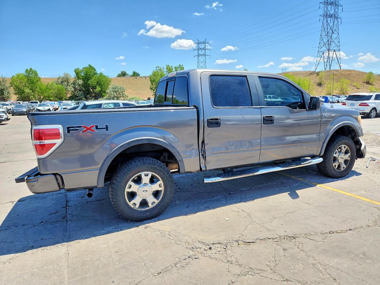 2009 Ford F150 Supercrew Gray vin: 1FTPW14V89KB82735