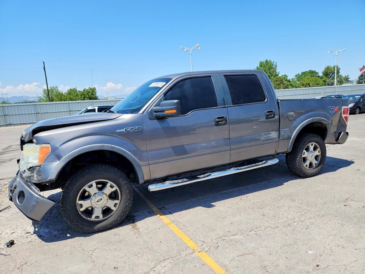 2009 Ford F150 Supercrew Gray vin: 1FTPW14V89KB82735