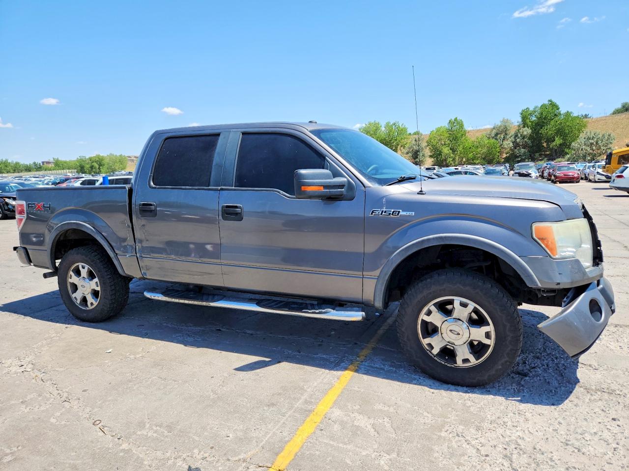 2009 Ford F150 Supercrew Gray vin: 1FTPW14V89KB82735