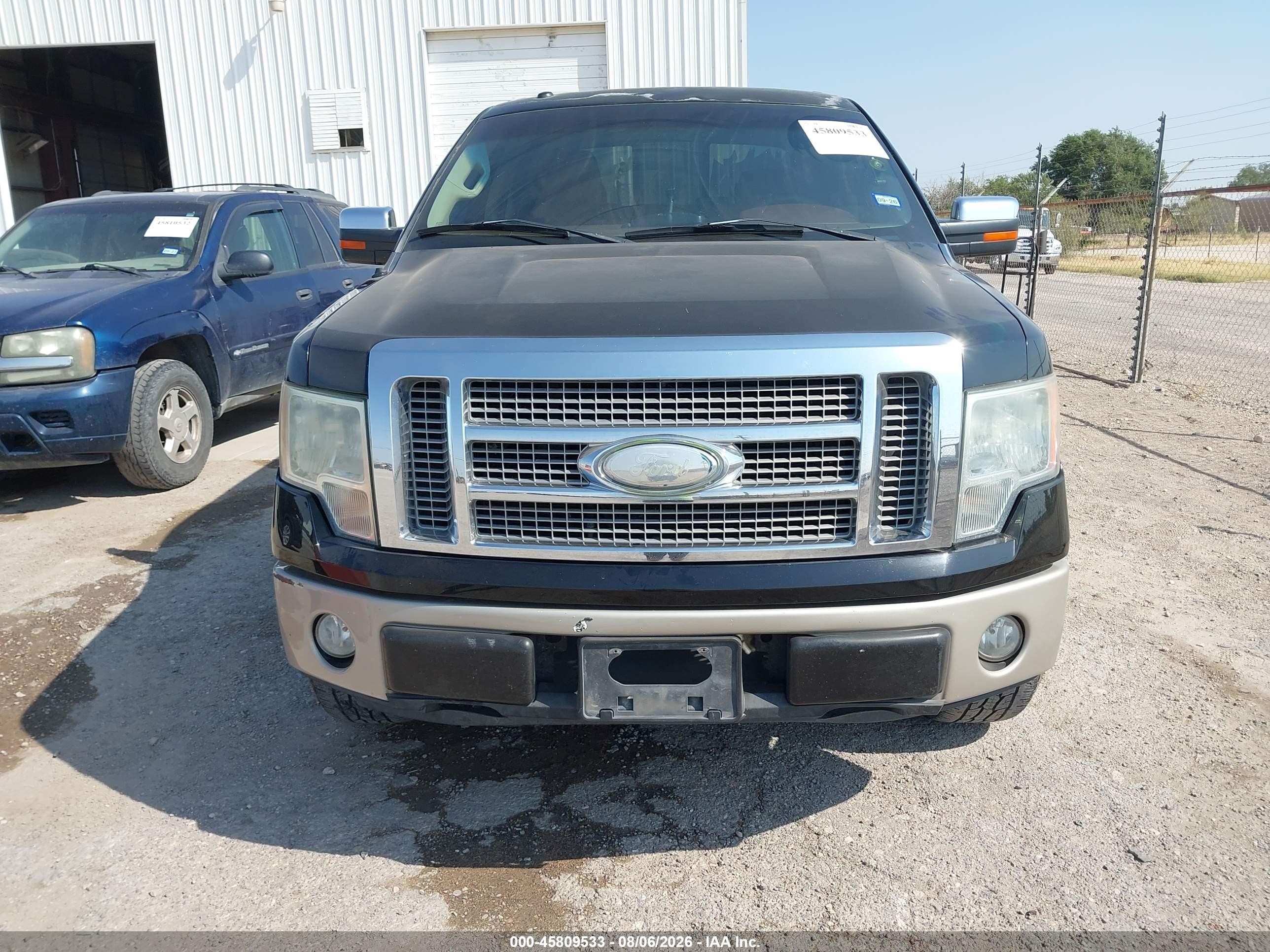 2009 Ford F-150 Fx4/king Ranch/lariat/platinum/xl/xlt Black vin: 1FTPW14V89KC54808
