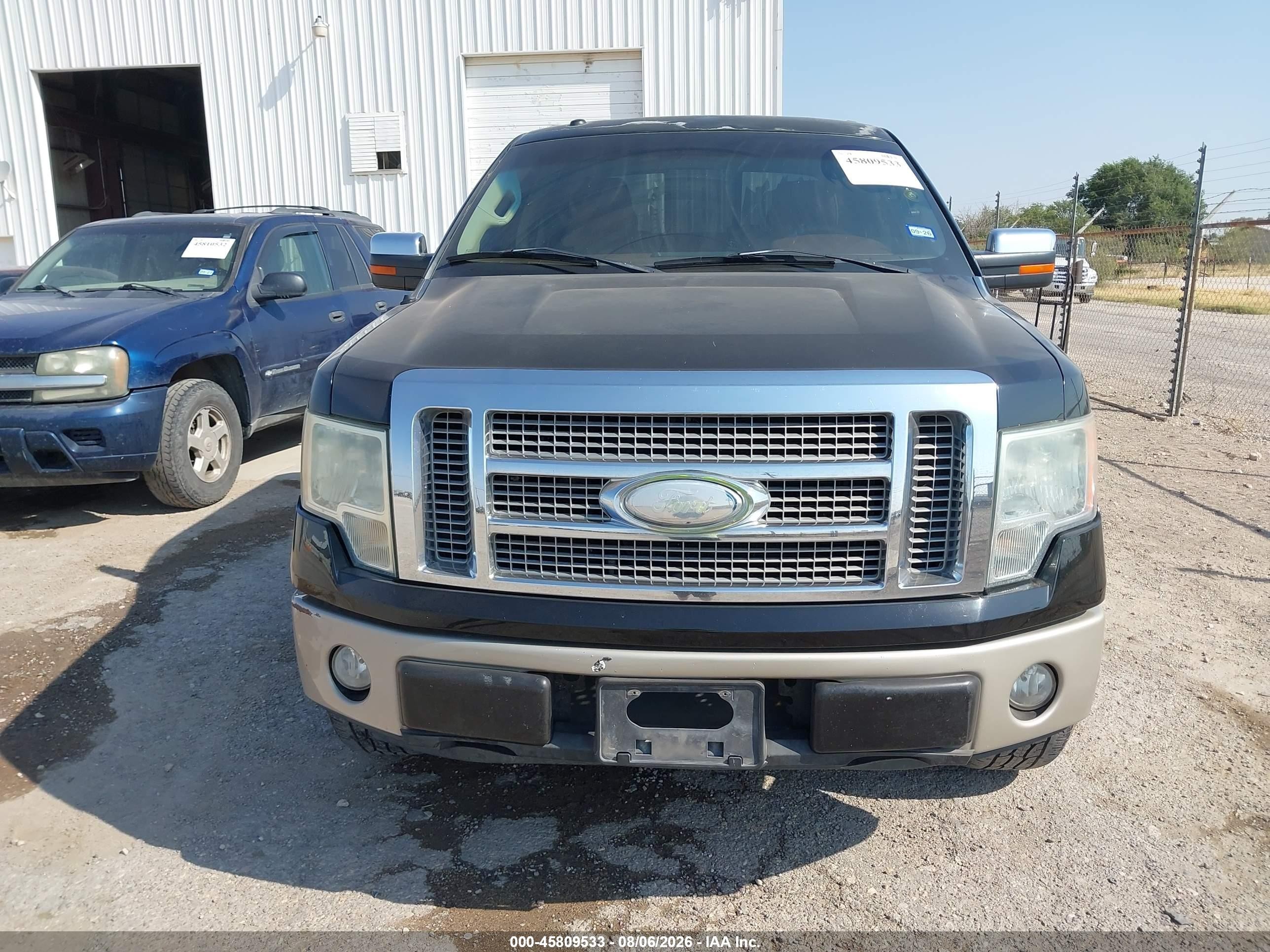2009 Ford F-150 Fx4/king Ranch/lariat/platinum/xl/xlt Black vin: 1FTPW14V89KC54808