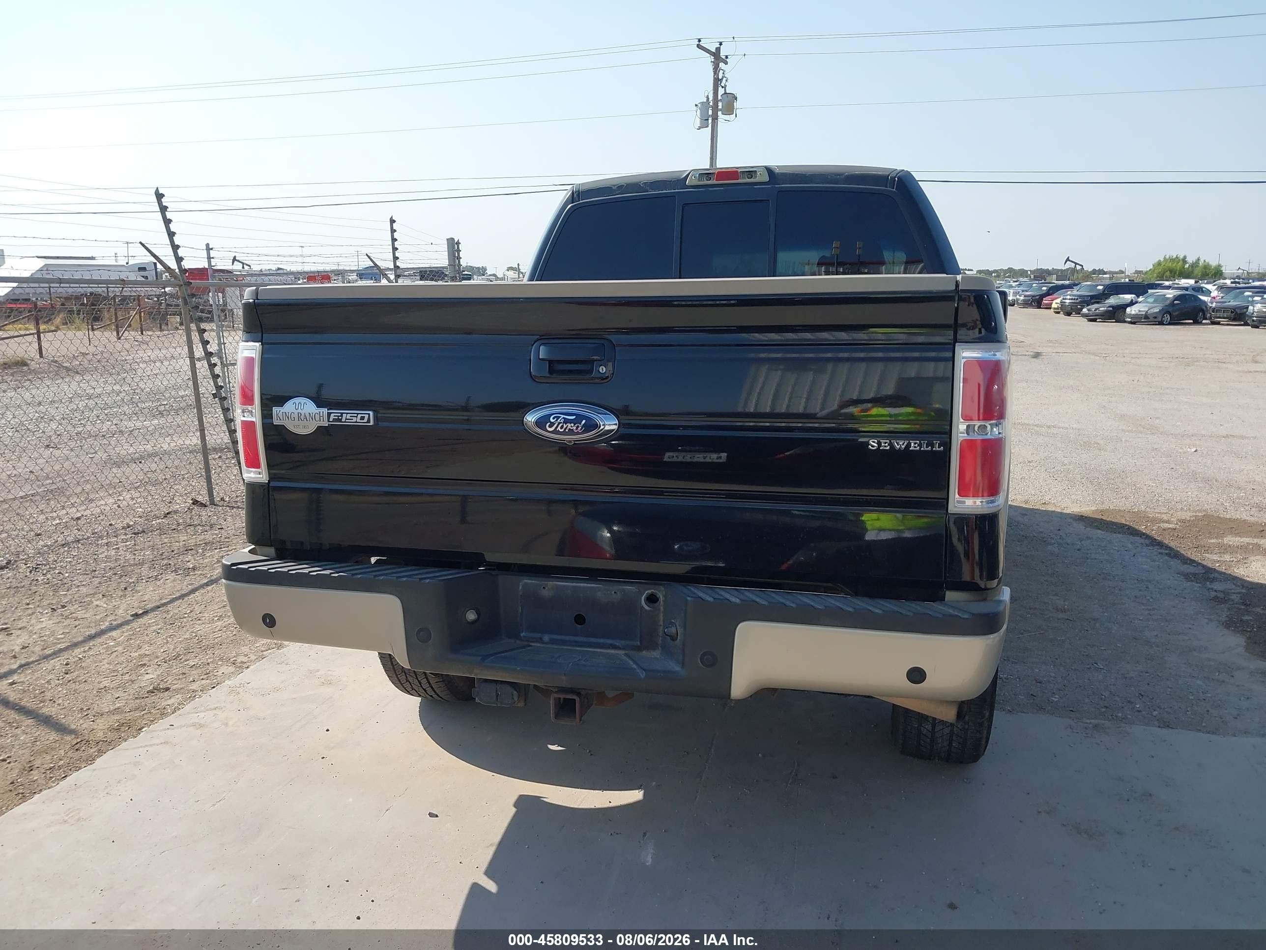 2009 Ford F-150 Fx4/king Ranch/lariat/platinum/xl/xlt Black vin: 1FTPW14V89KC54808